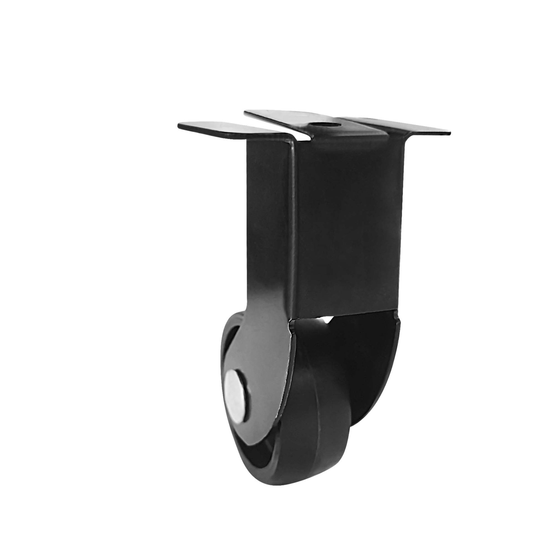 Sleek Modern 2 Drawer Metal Mobile File Cabinet With Lock, Compact Size - Black - Image 9