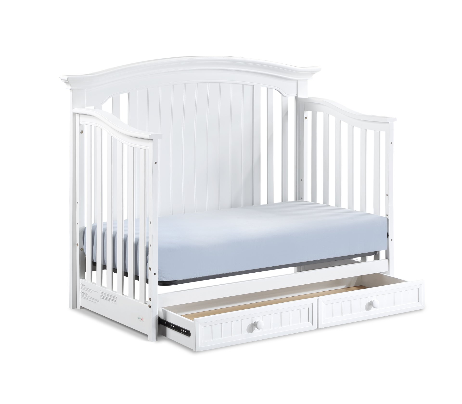 Winchester - 4 In 1 Convertible Crib - White - Image 9