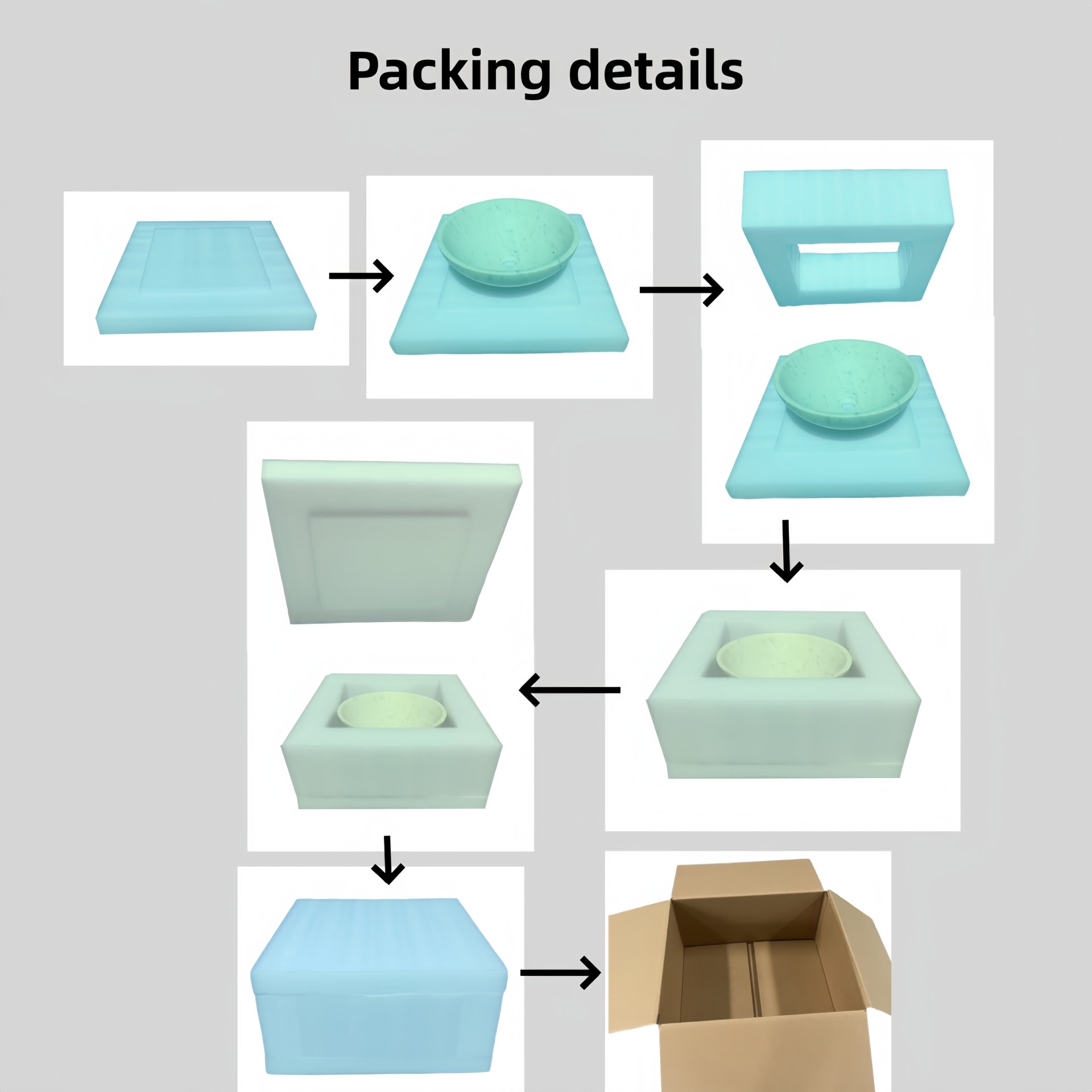 Bathroom Vessel Sink, Semi Polished Surface, Genuine Real Marble - White / Natural - Image 16