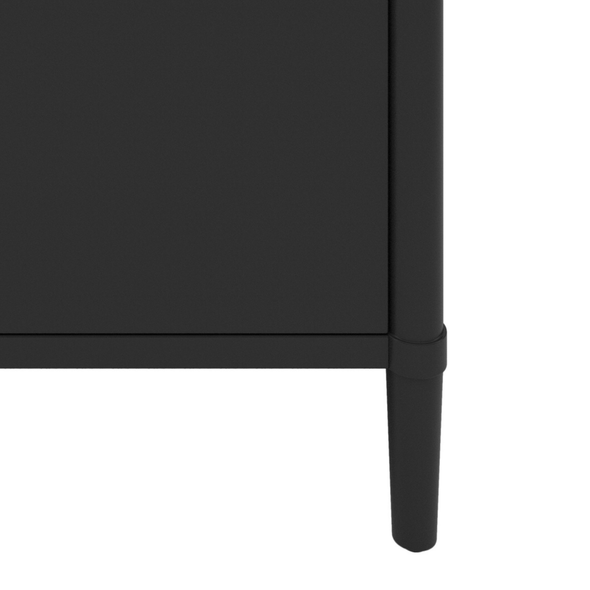 Bathroom Vanity With Sink, Soft Close Doors And Adjustable Shelf, Curved Profile Design - Black - Image 14