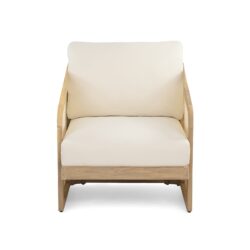 Royal - Wood Textilene Club Chair - Beige