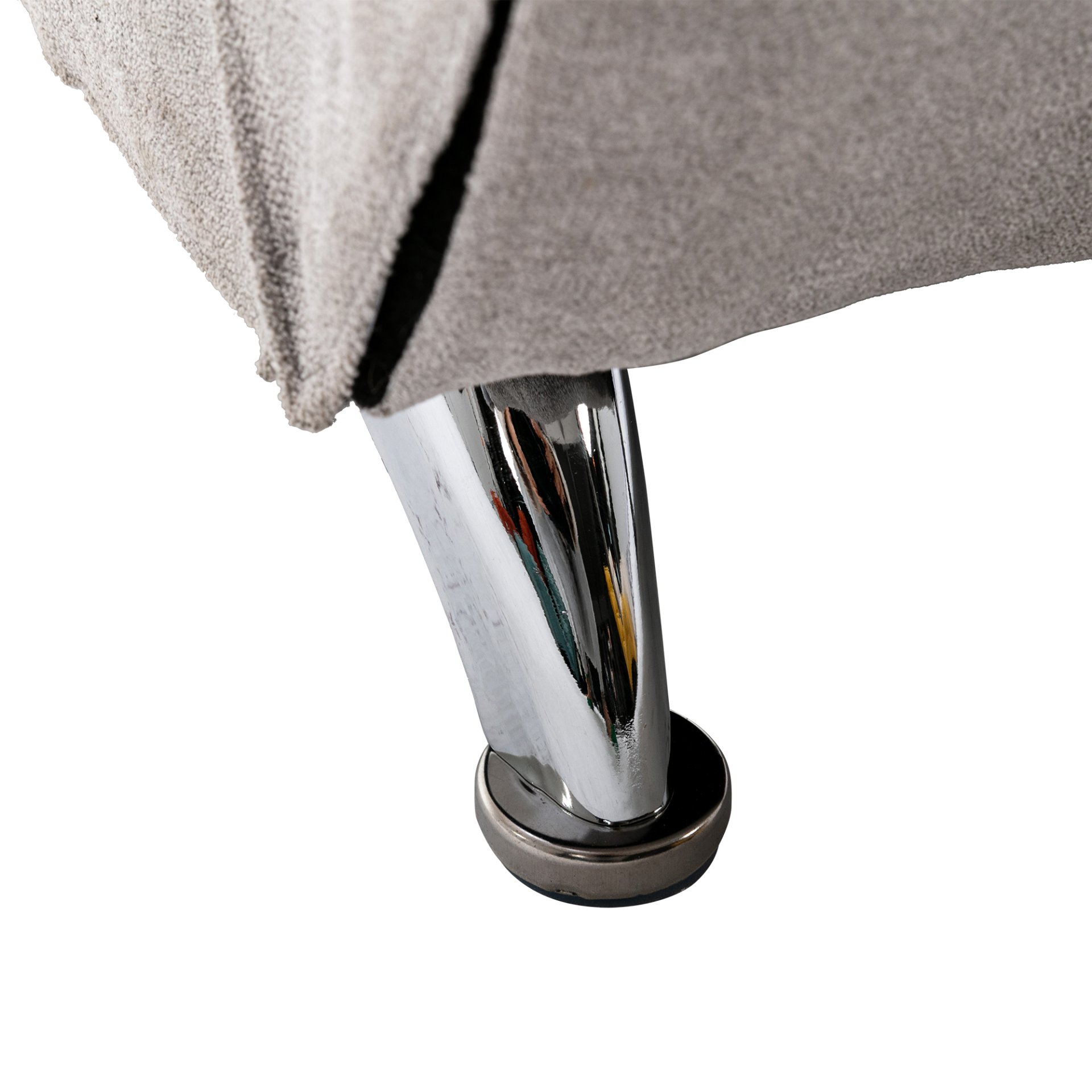 Linen Massage Chaise Lounge Indoor With Remote Control, Ergonomic Electric Massage Lounger With 5 Modes - Light Gray - Image 23