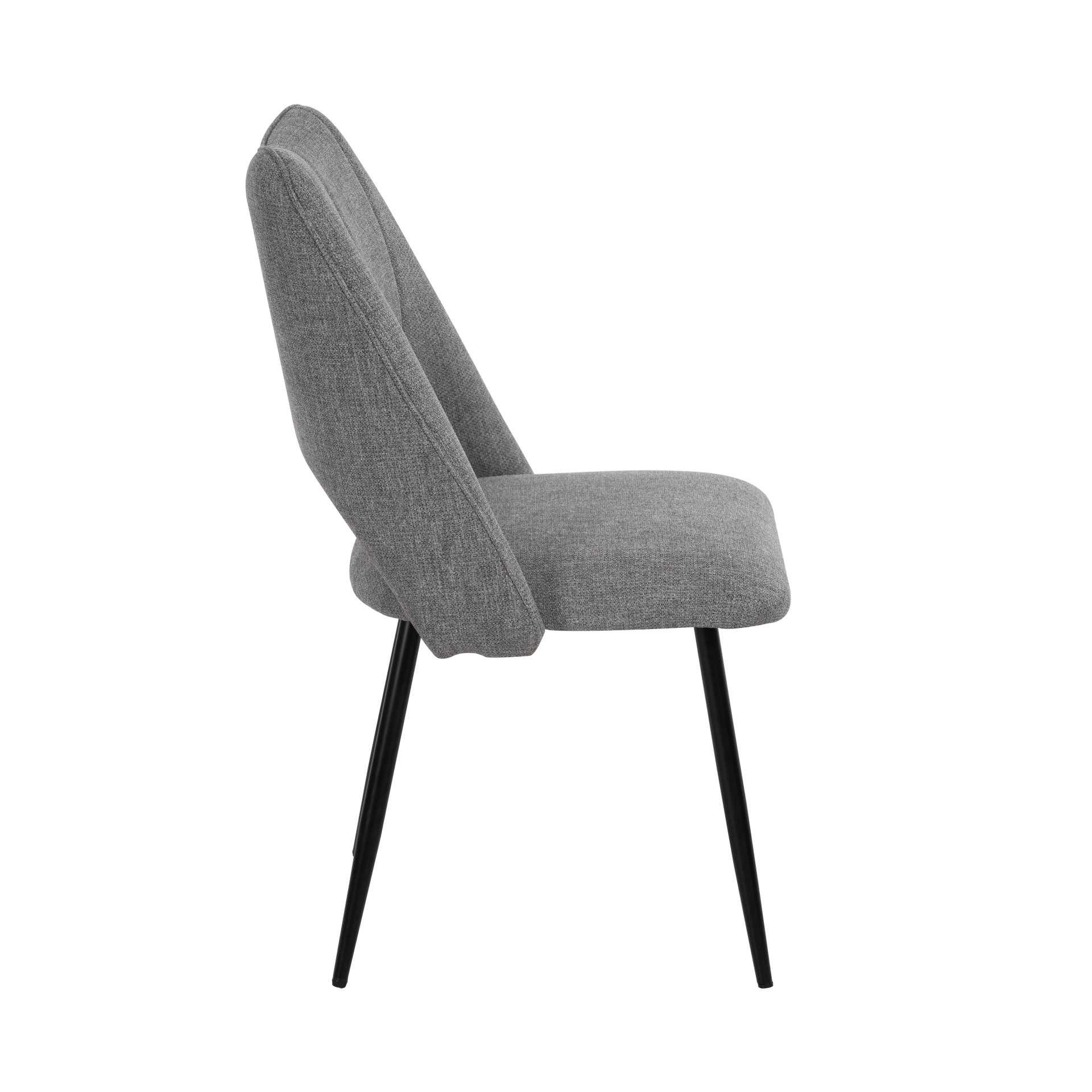 Chair With High Resilience Filling, Adjustable Feet For Kitchens (Set of 4) - Gray - Image 9