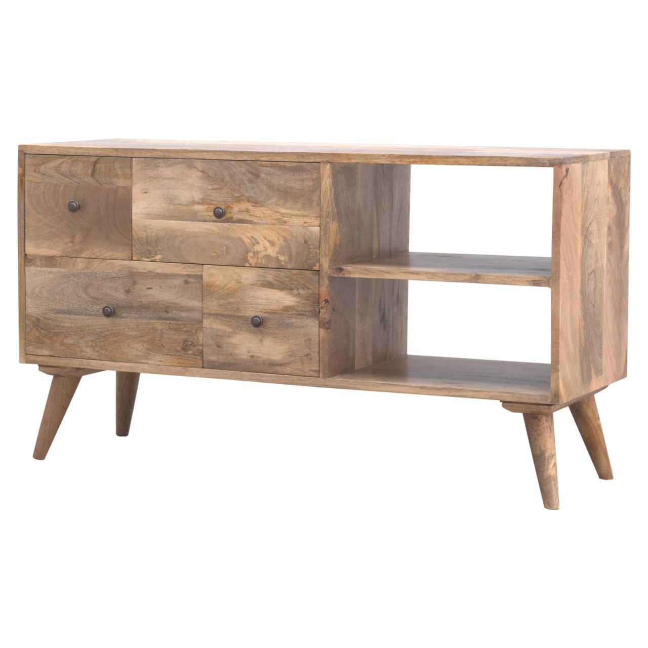 Multi Drawer Media Unit - Brown - Image 4