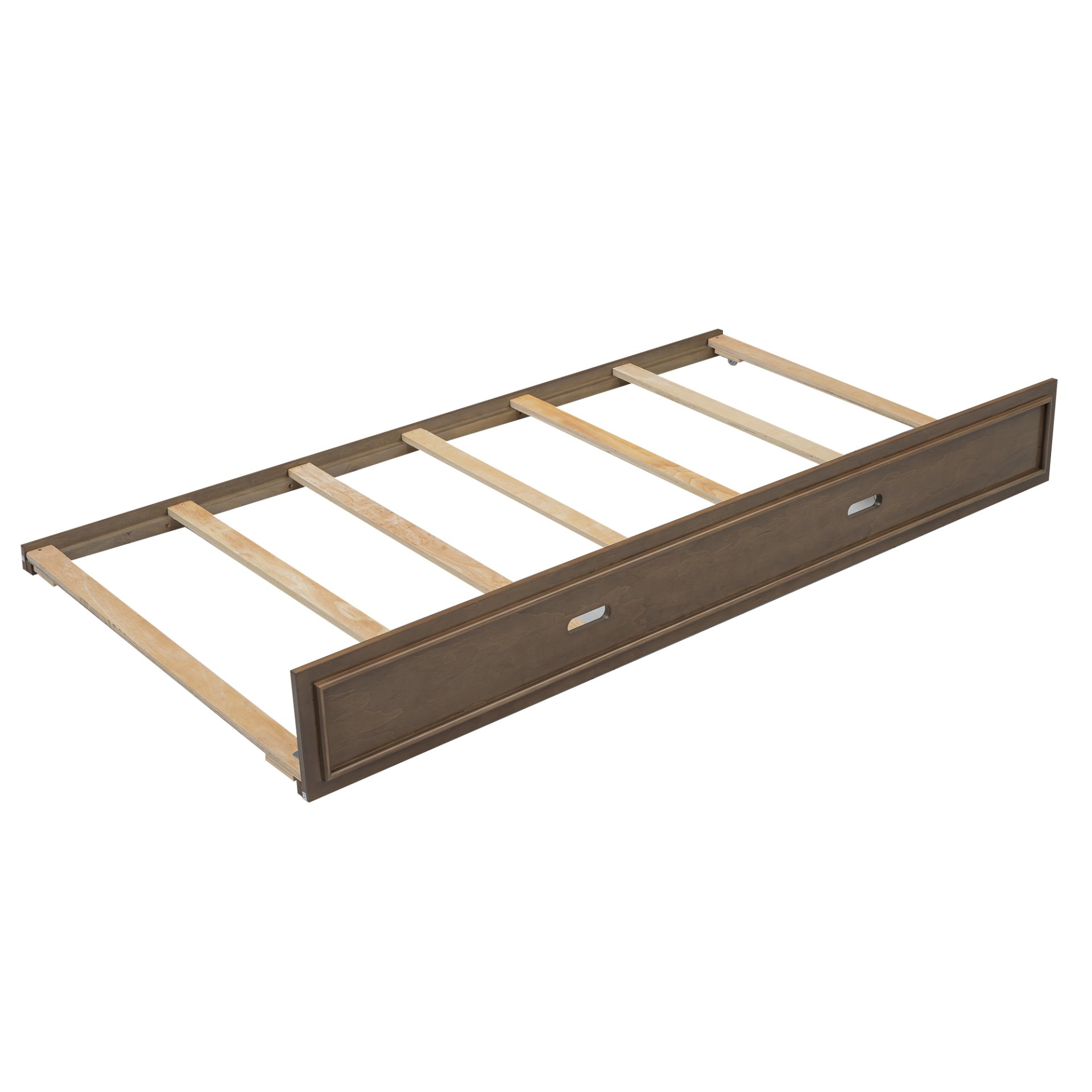 Full Size Daybed With Storage Shelves, LED, USB, And Trundle - Wood - Image 8