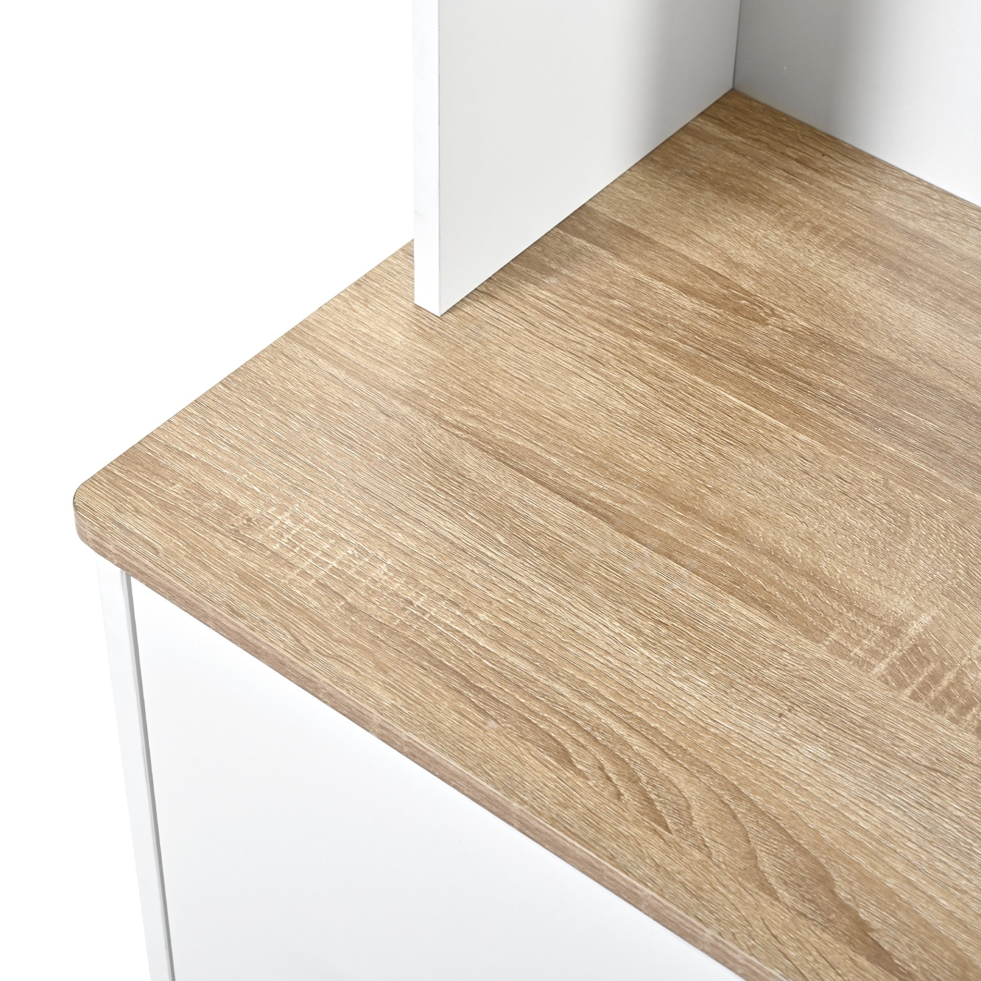 Entryway Hall Tree With Bench And Storage, 5 In 1 Coat Rack, 6 Drawers, 3 Cabinets And 3 Tier Top Storage - White - Image 10