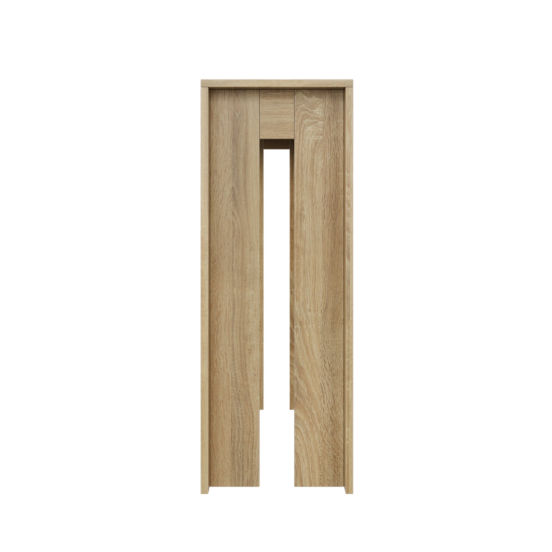 Extra Long Console Table For Narrow Hallways, Living Room - Oak - Image 10