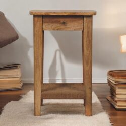 Rope End Table - Brown