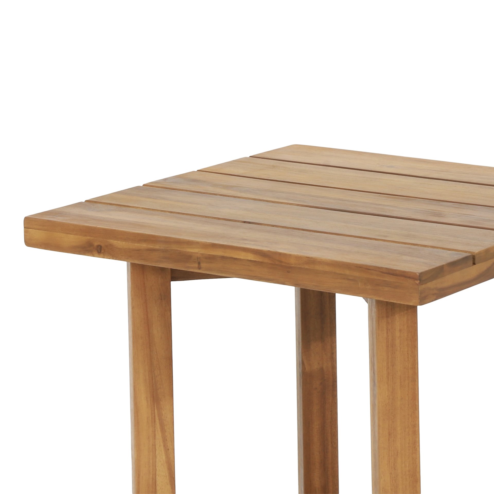 Ella - Square Side Table - Teak - Image 11