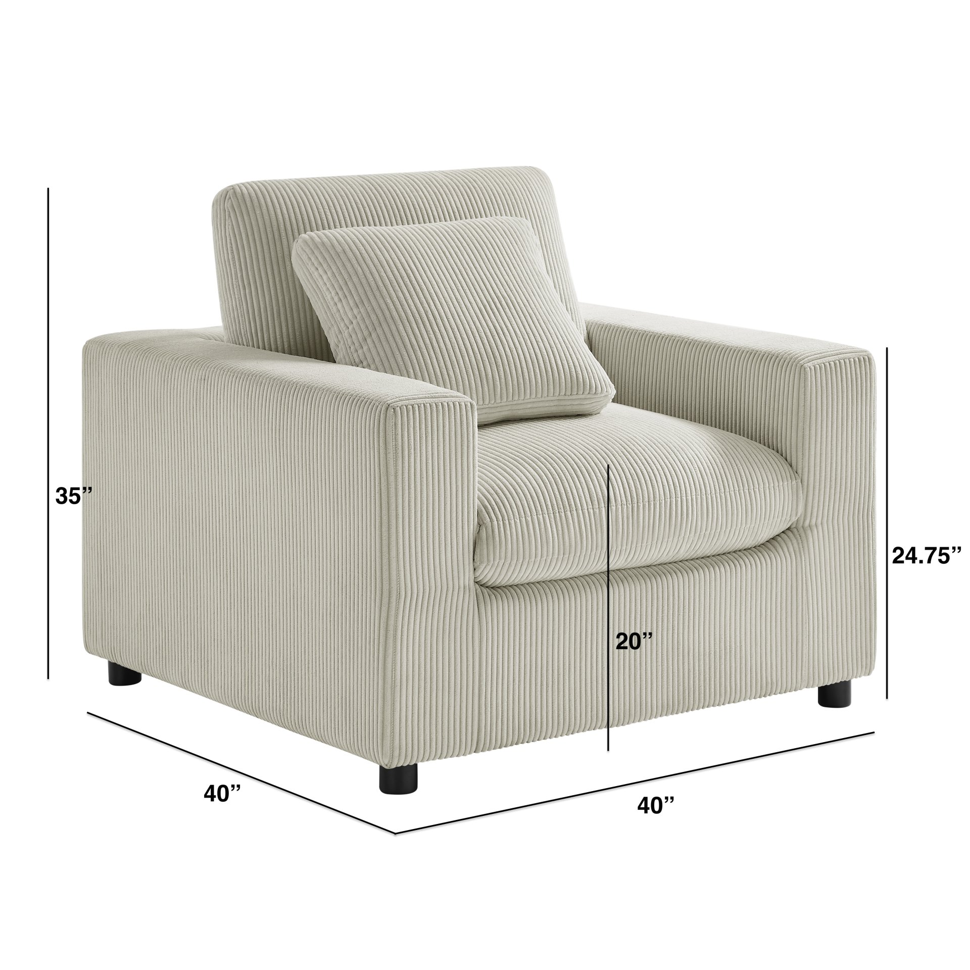 Chelsea - Armchair - Beige - Image 3