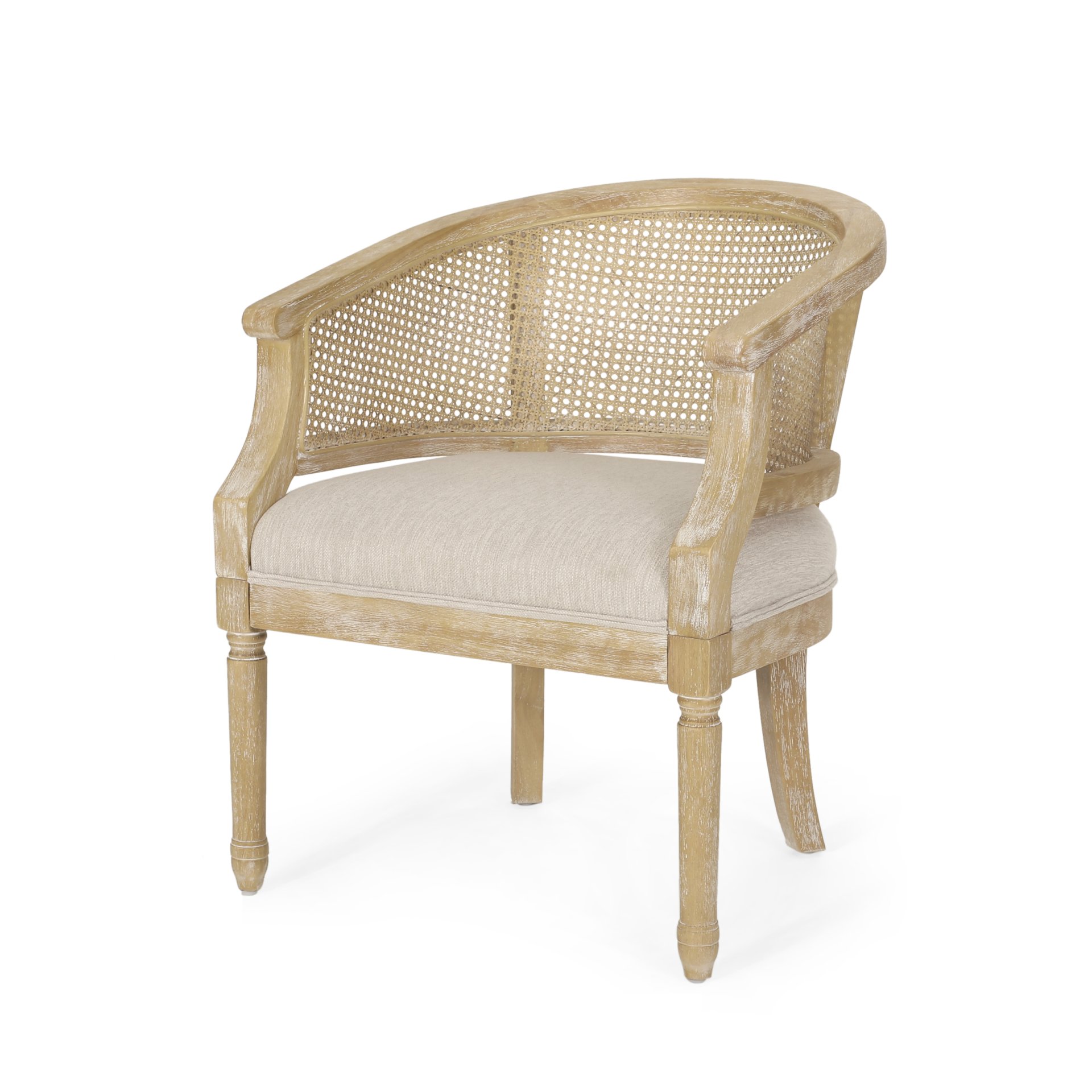 Accent Chair - Beige / Natural - Image 6