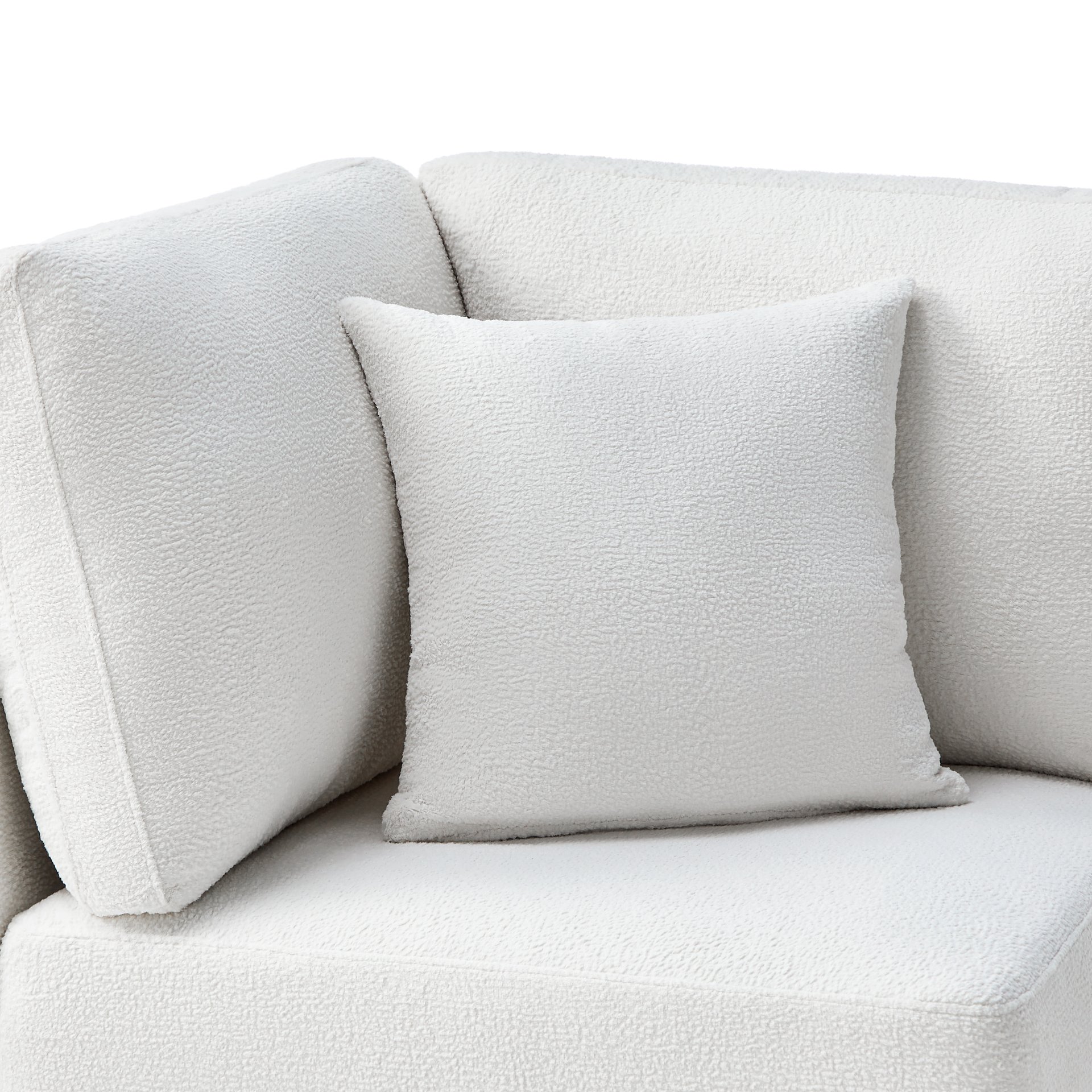 Chauncy - 3 Piece Chofa And Storage Ottoman - Ivory - Image 10