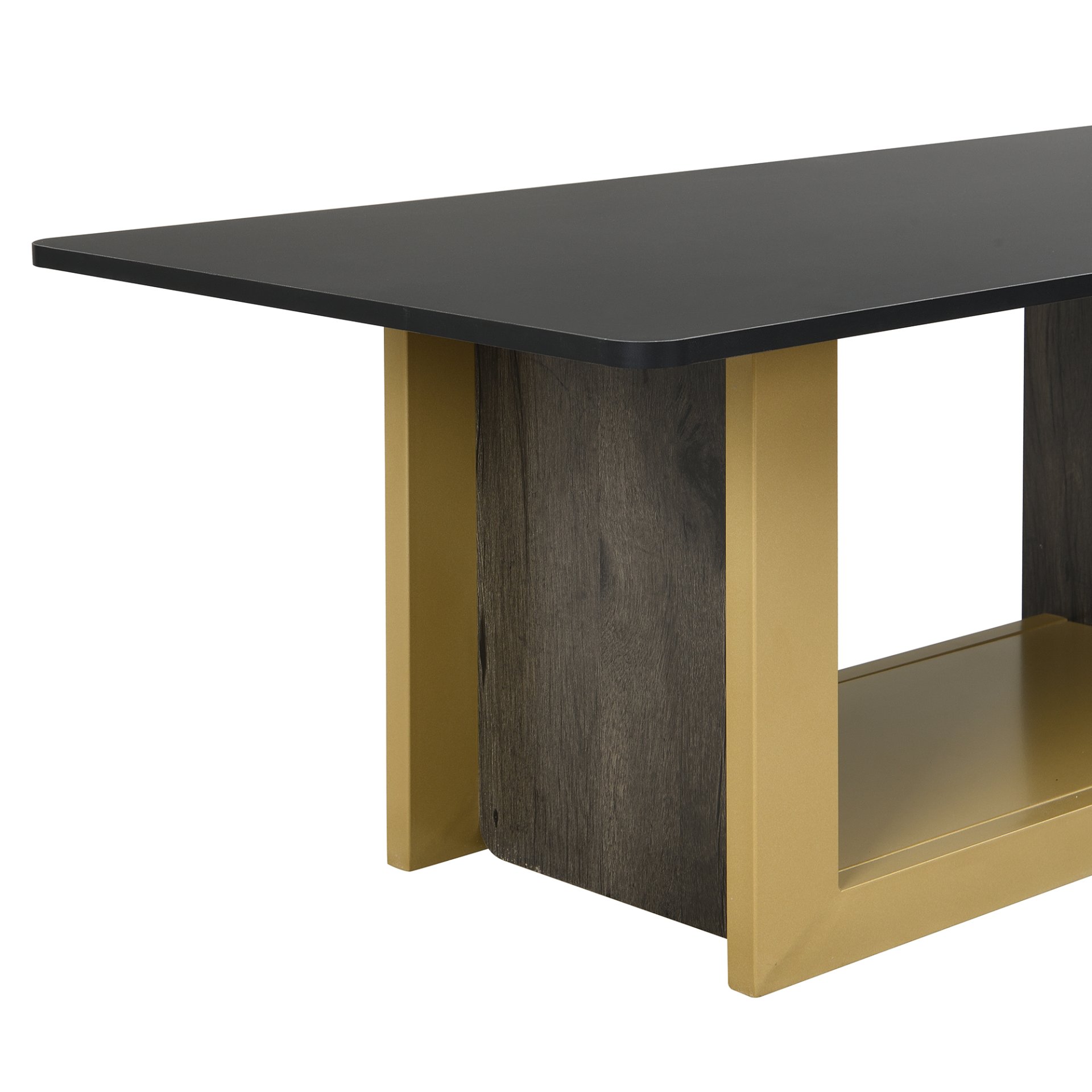 TV Stand And Coffee Table (Set of 2) - Black - Image 10