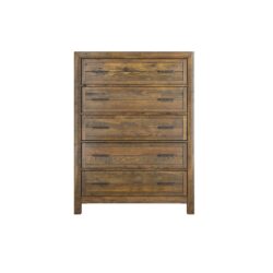 5 Drawer Chest With - Brown