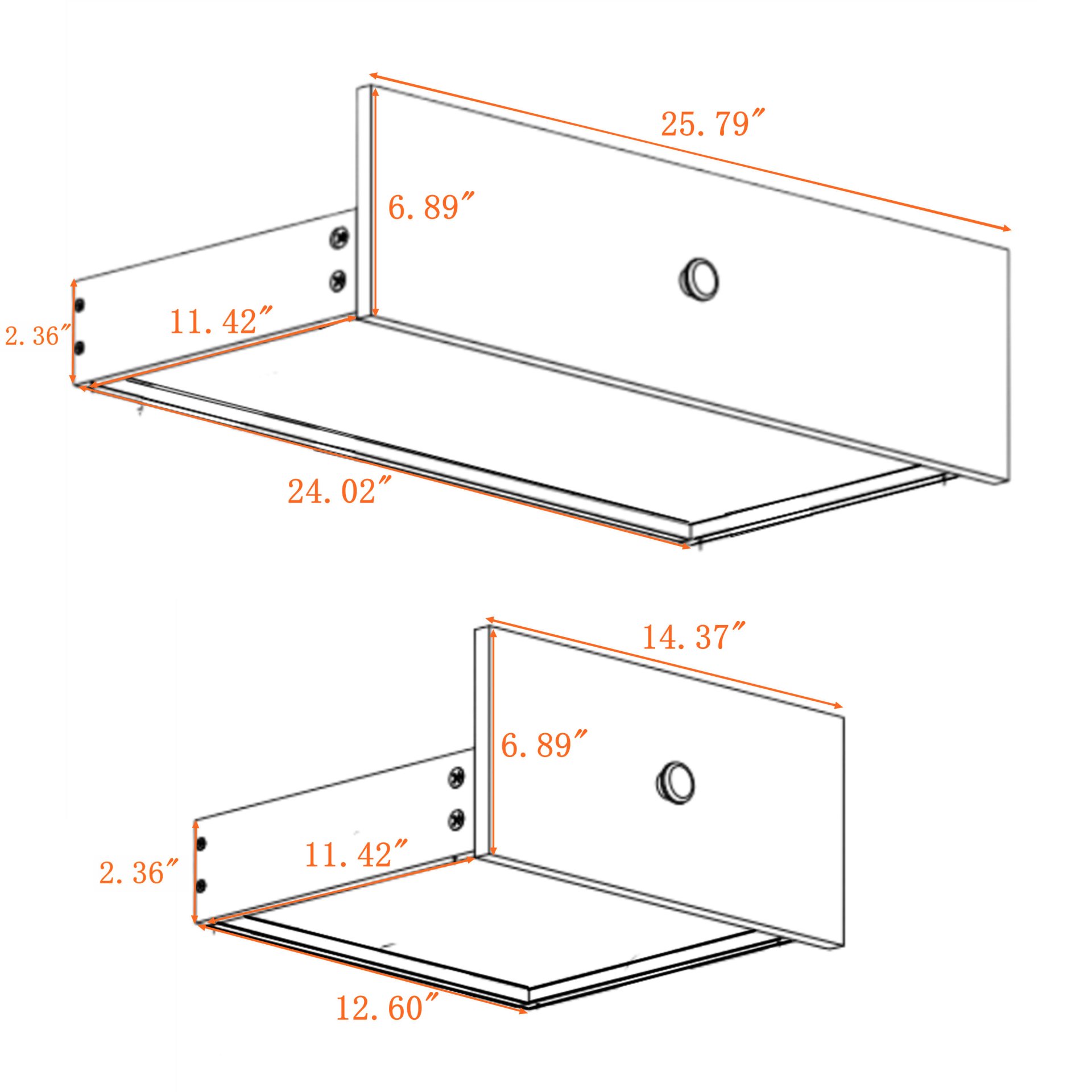 Hallway Hall Tree With Removable Cushion Bench, Coat Rack, Storage Shelves - Brown - Image 8