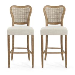 Barstool (Set of 2) - Dark Brown