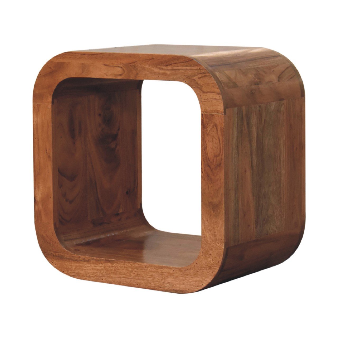 Darcy - Round Nightstand - Brown - Image 4