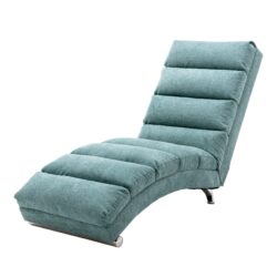 Ergonomic Electric Massage Chaise Lounge With Remote Control, 5 Modes For Relaxation - Teal