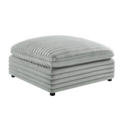 Jenny - Square Ottoman - Gray