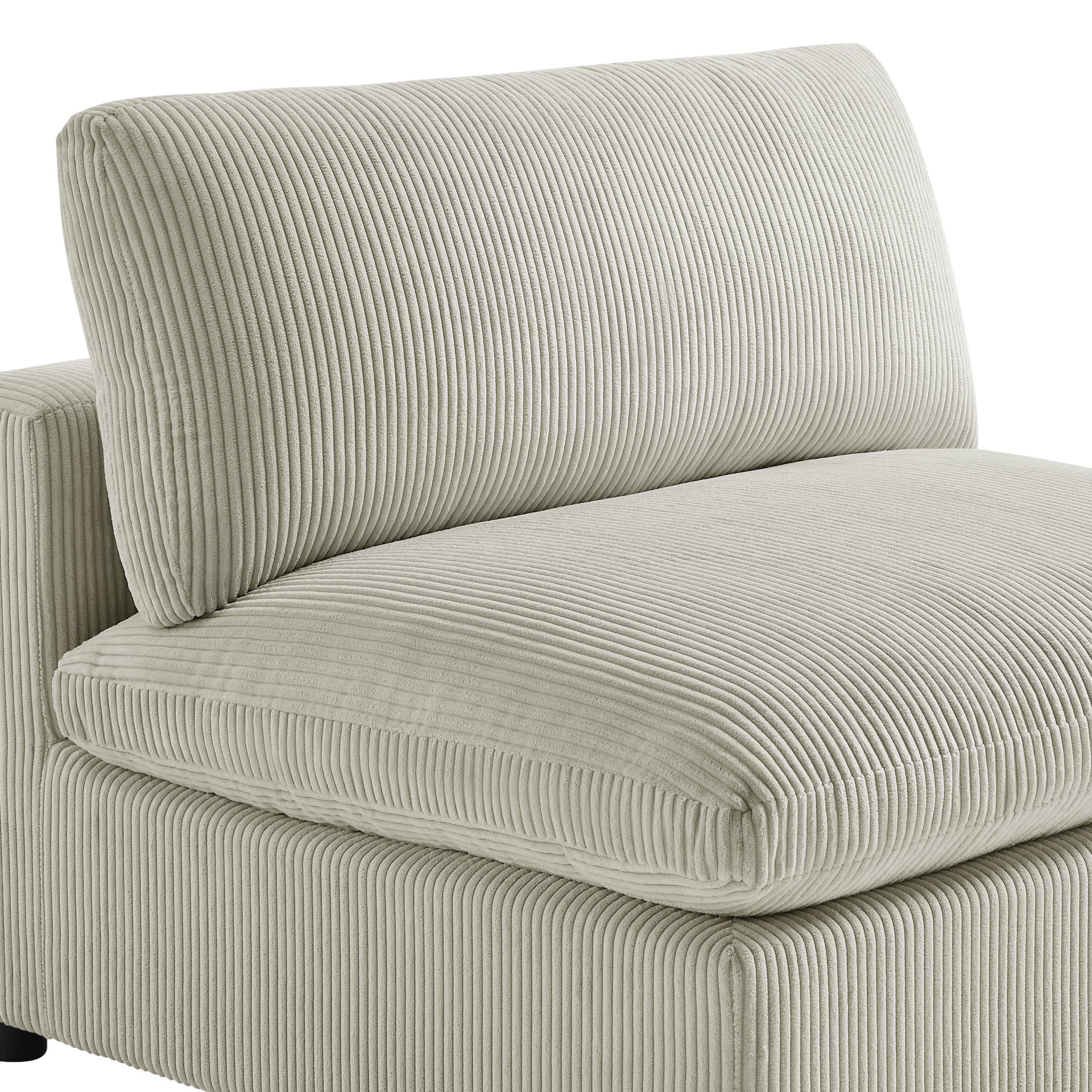 Chelsea - Armless Chair - Beige - Image 6