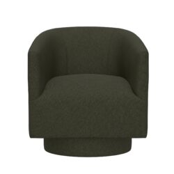 Swivel Accent Chair With Contemporary Style - Green