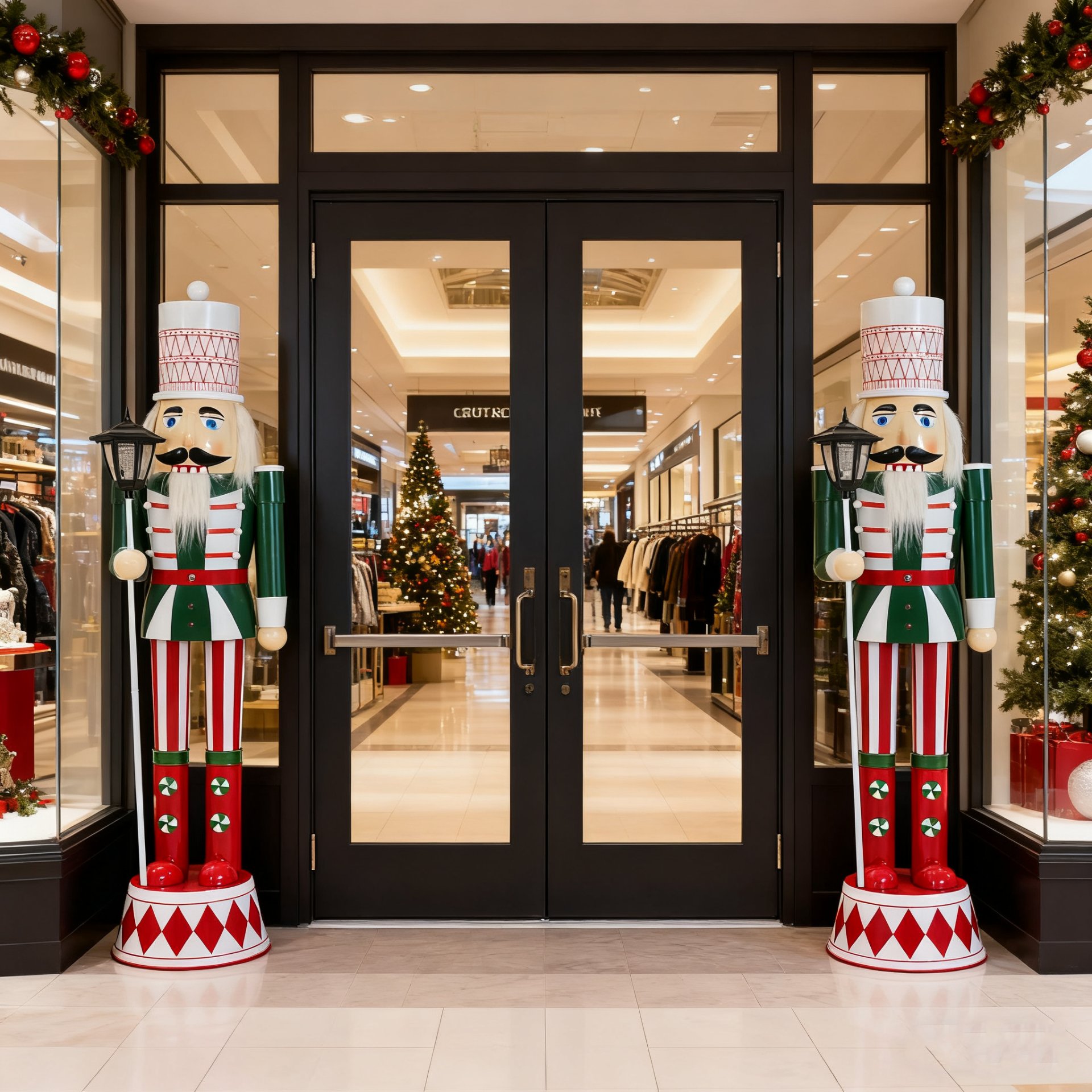 Classic Nutcracker Holiday Decor, Durable Construction - Green / Red / White - Image 12