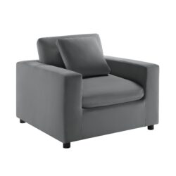 Caylie - Armchair - Charcoal