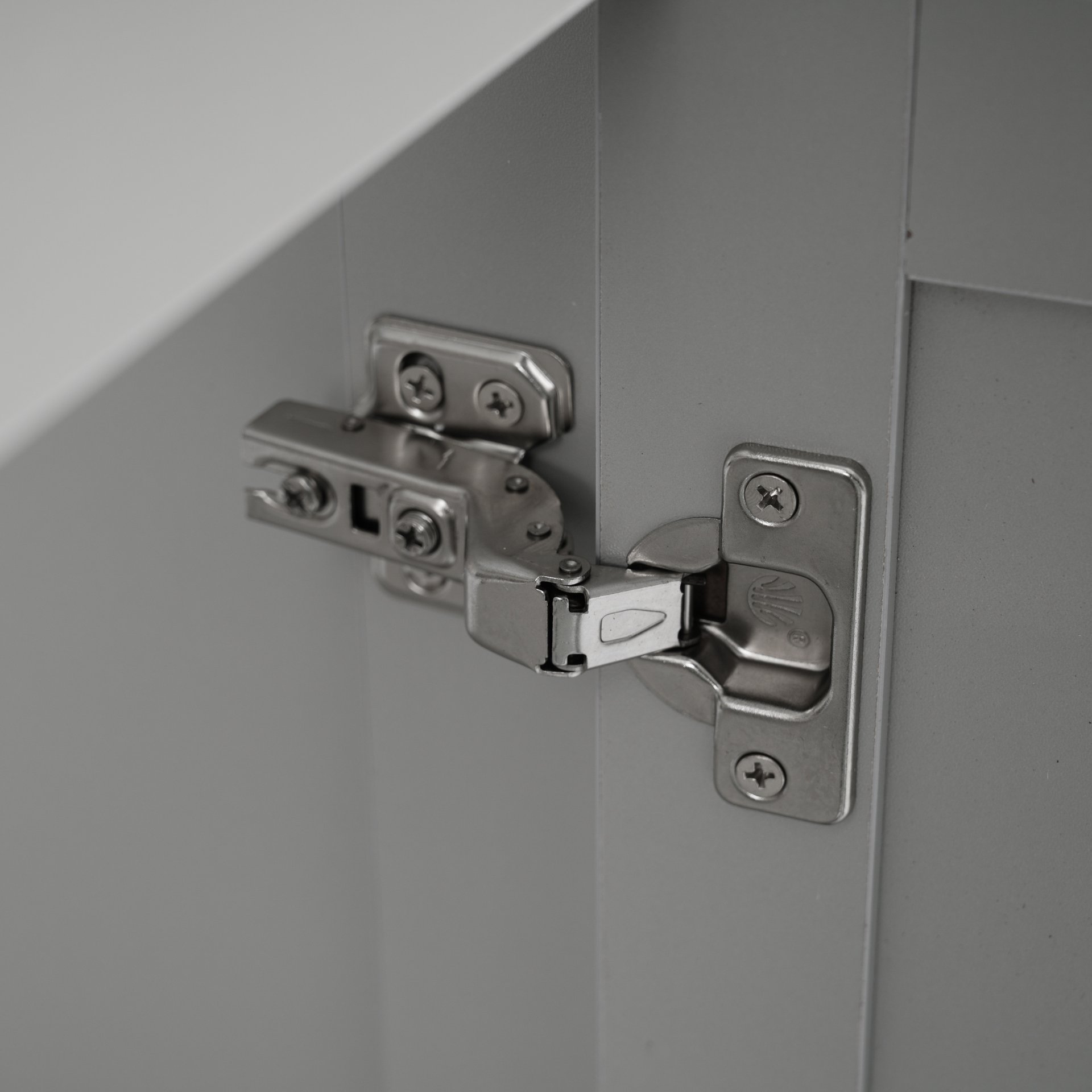 Double Sink Bathroom Vanity With Quartz Countertop, Adjustable Shelves, 3 Drawers - Gray - Image 13