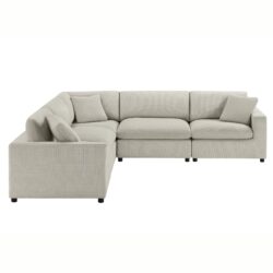 Cassandra - Modular 5 Piece Sectional - Beige