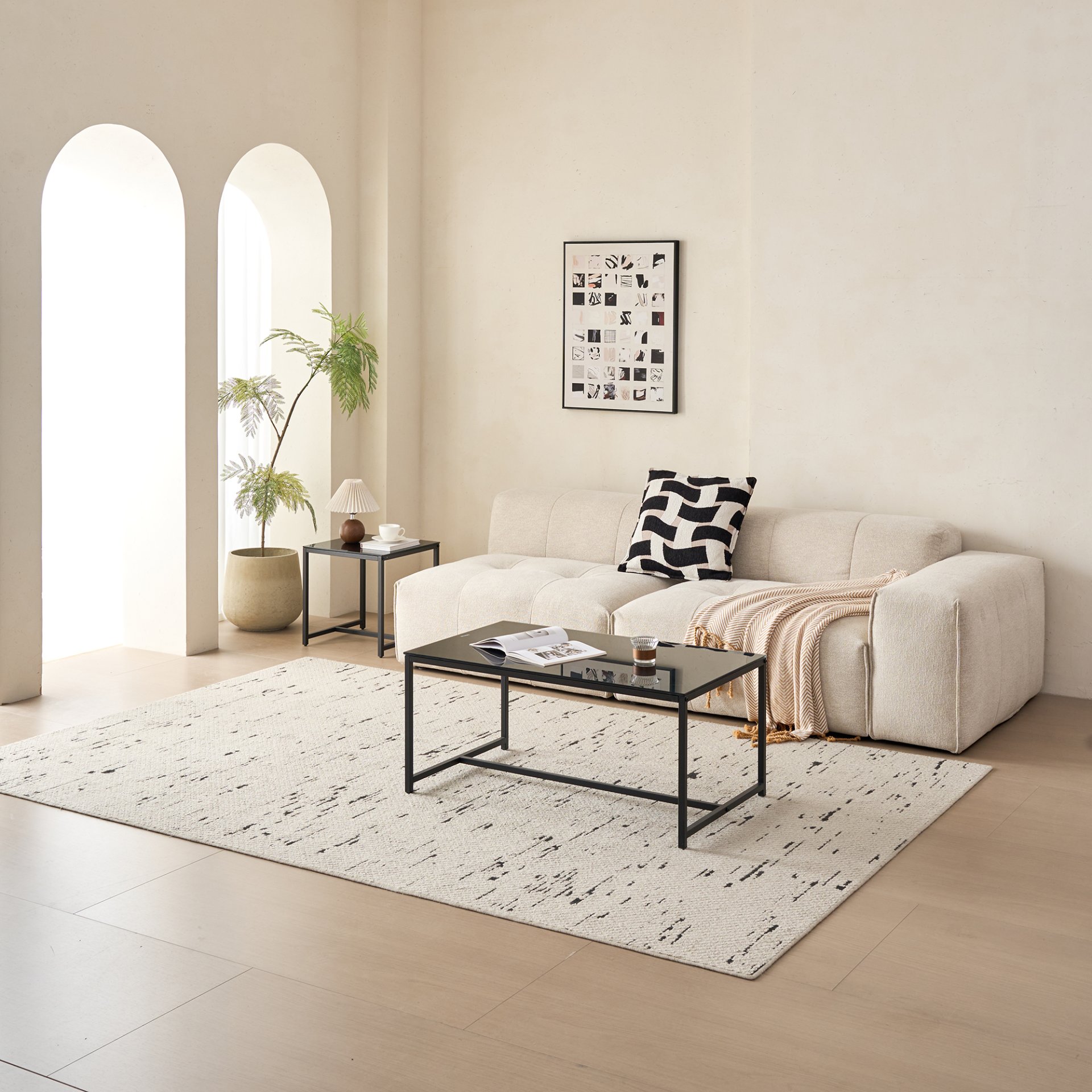 Coffee Table For Living Room - Black - Image 4