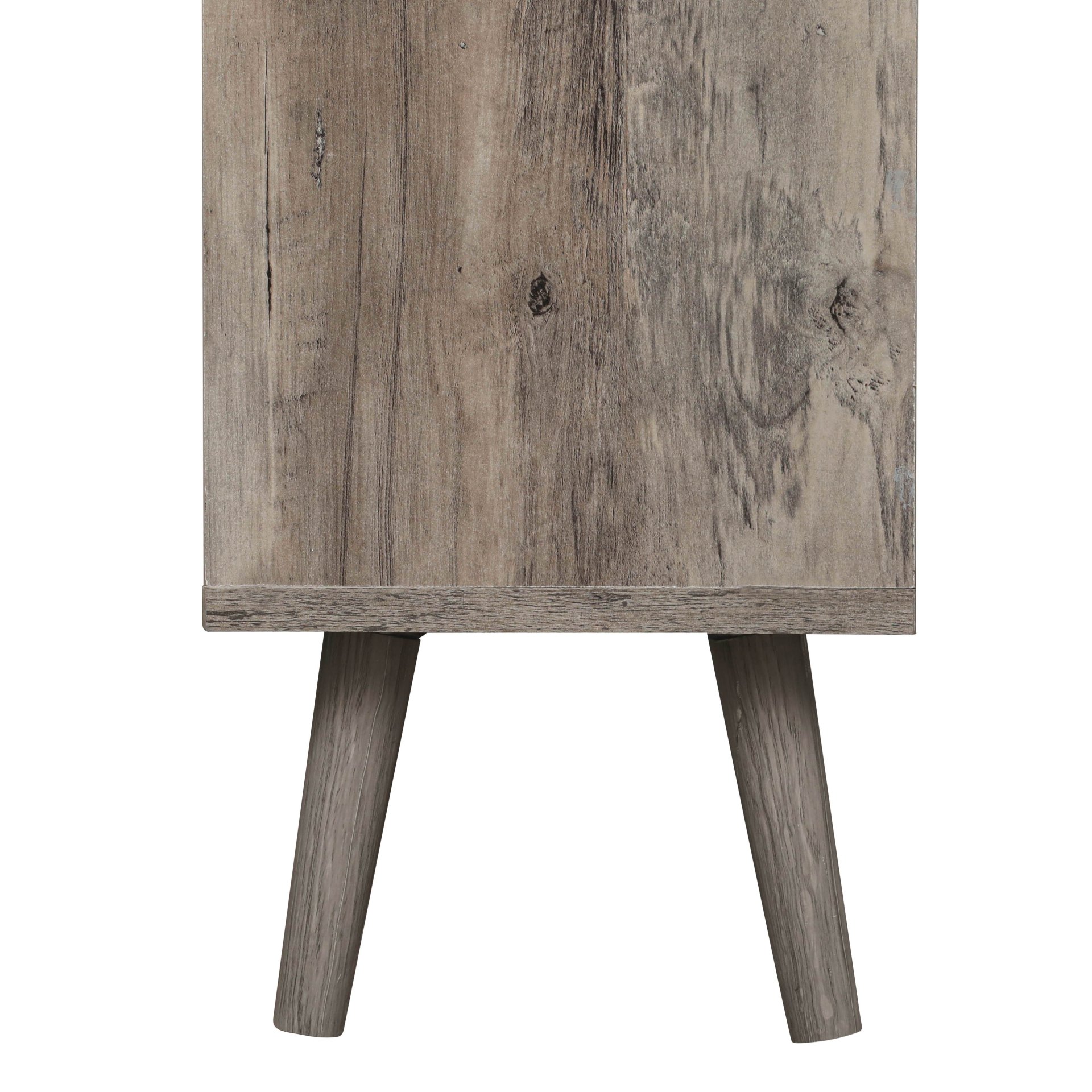 4 Door Shoe Rack, Freestanding Modern Shoe Storage Cabinet, For Entryway - Dark Gray - Image 23