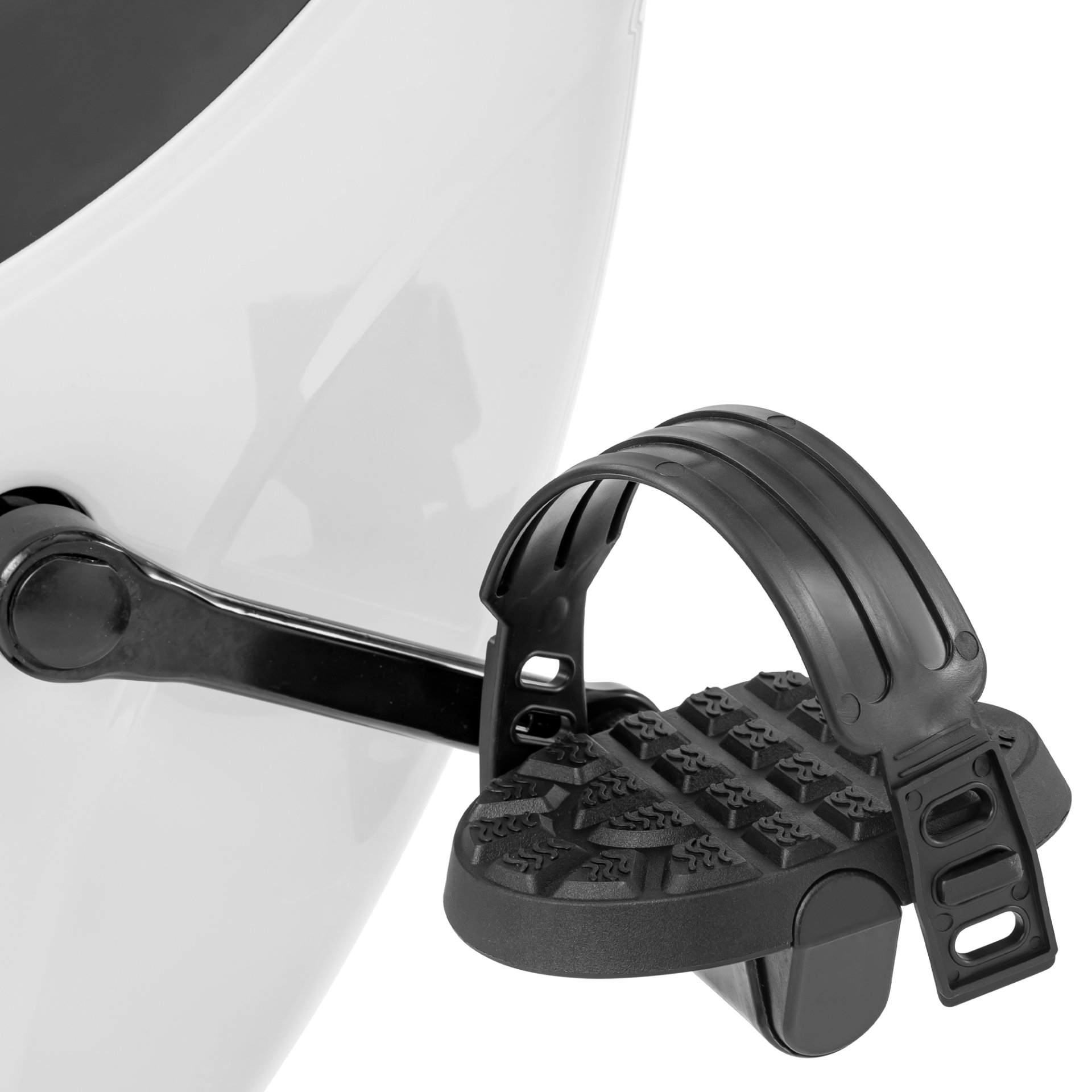 Workout Bikes, Folding Stationary For Home With 16 Level Magnetic Resistance, Indoor Exercise Equipment With Heart Rate Sensor & LCD Monitor - White - Image 16