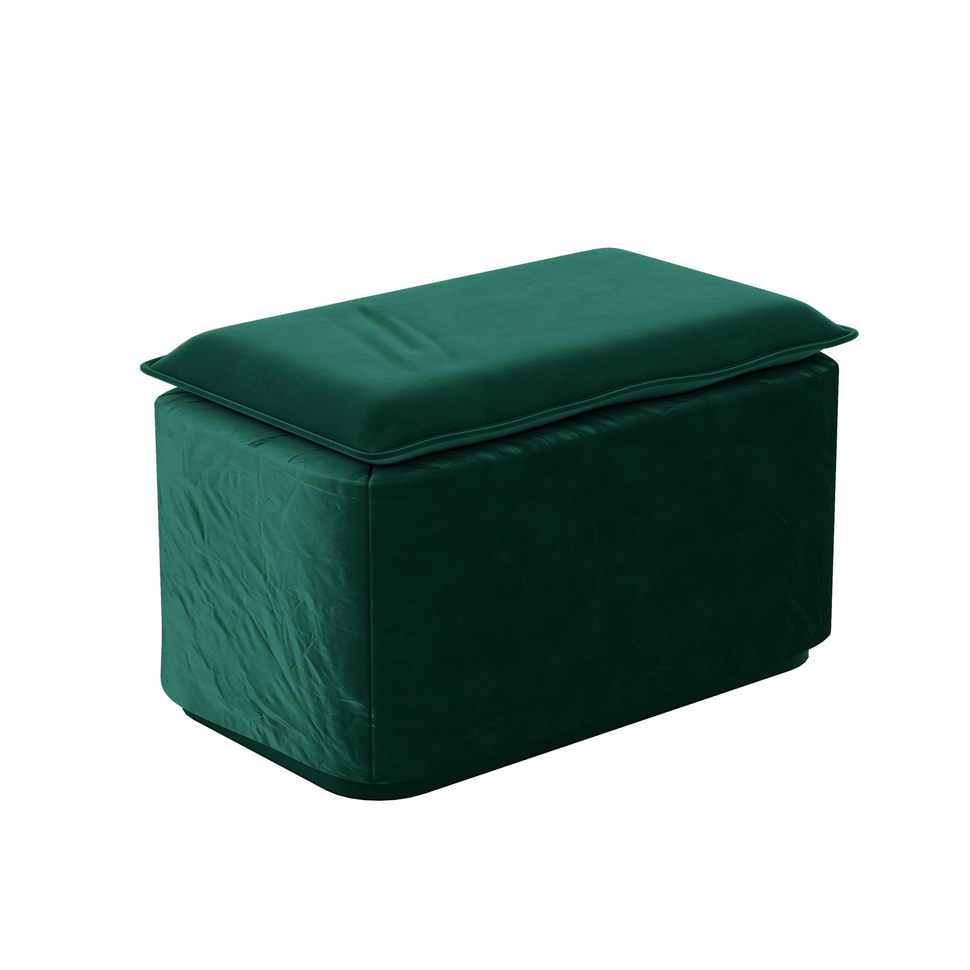 3 In 1 Pull Out Sofa Bed, Convertible Sleeper Sofa Bed, 3 Seater Sofa With Movable Ottoman - Green - Image 25