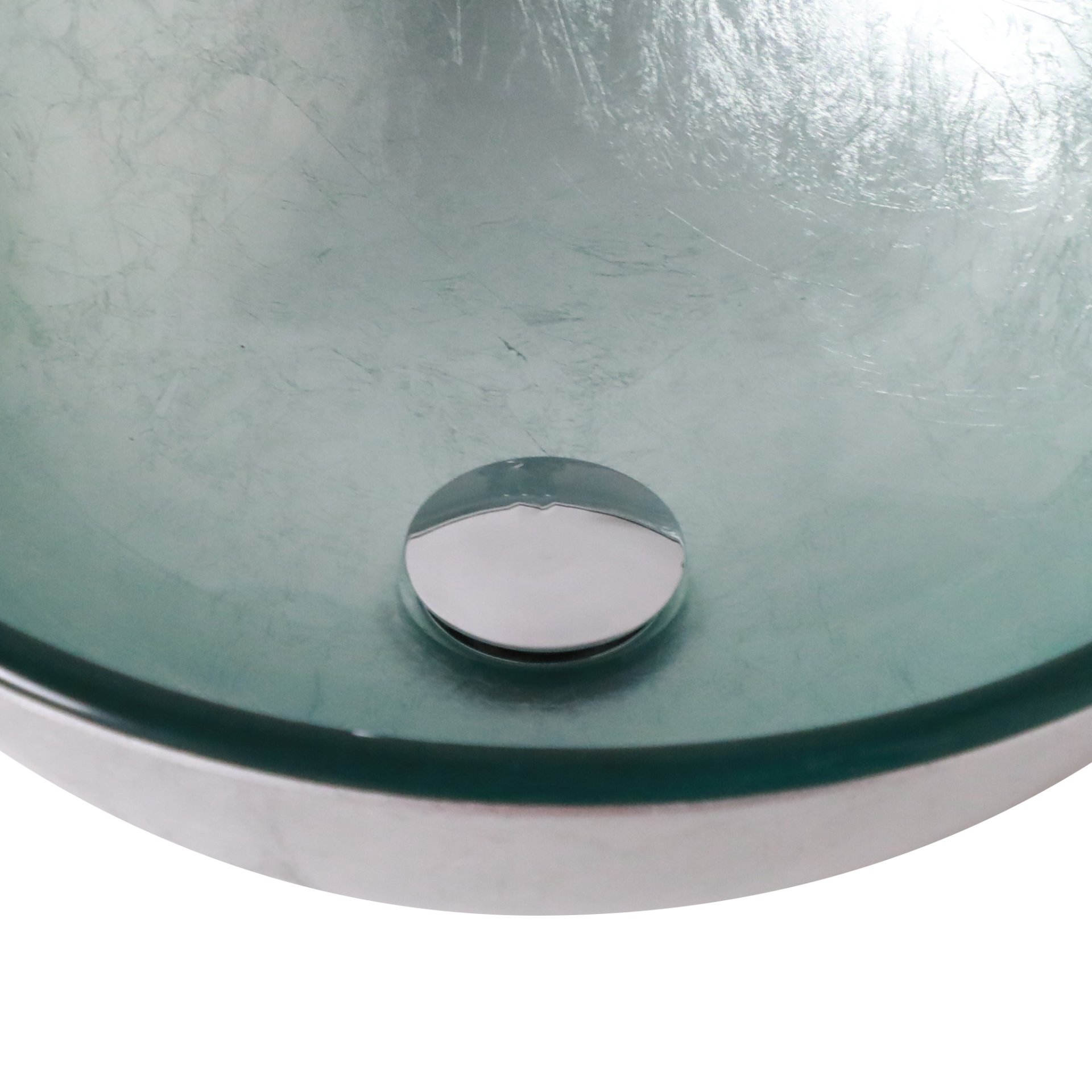 Artistic Vessel Bathroom Sink With Pop Up Drain - Silver - Image 5