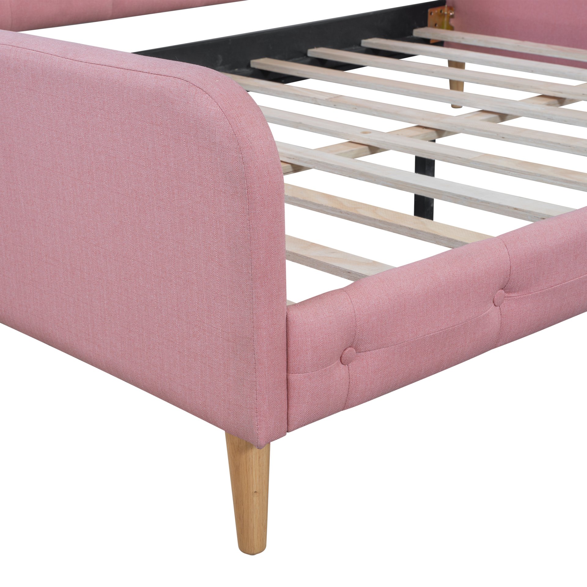 Full Size Upholstered Daybed - Pink - Image 6