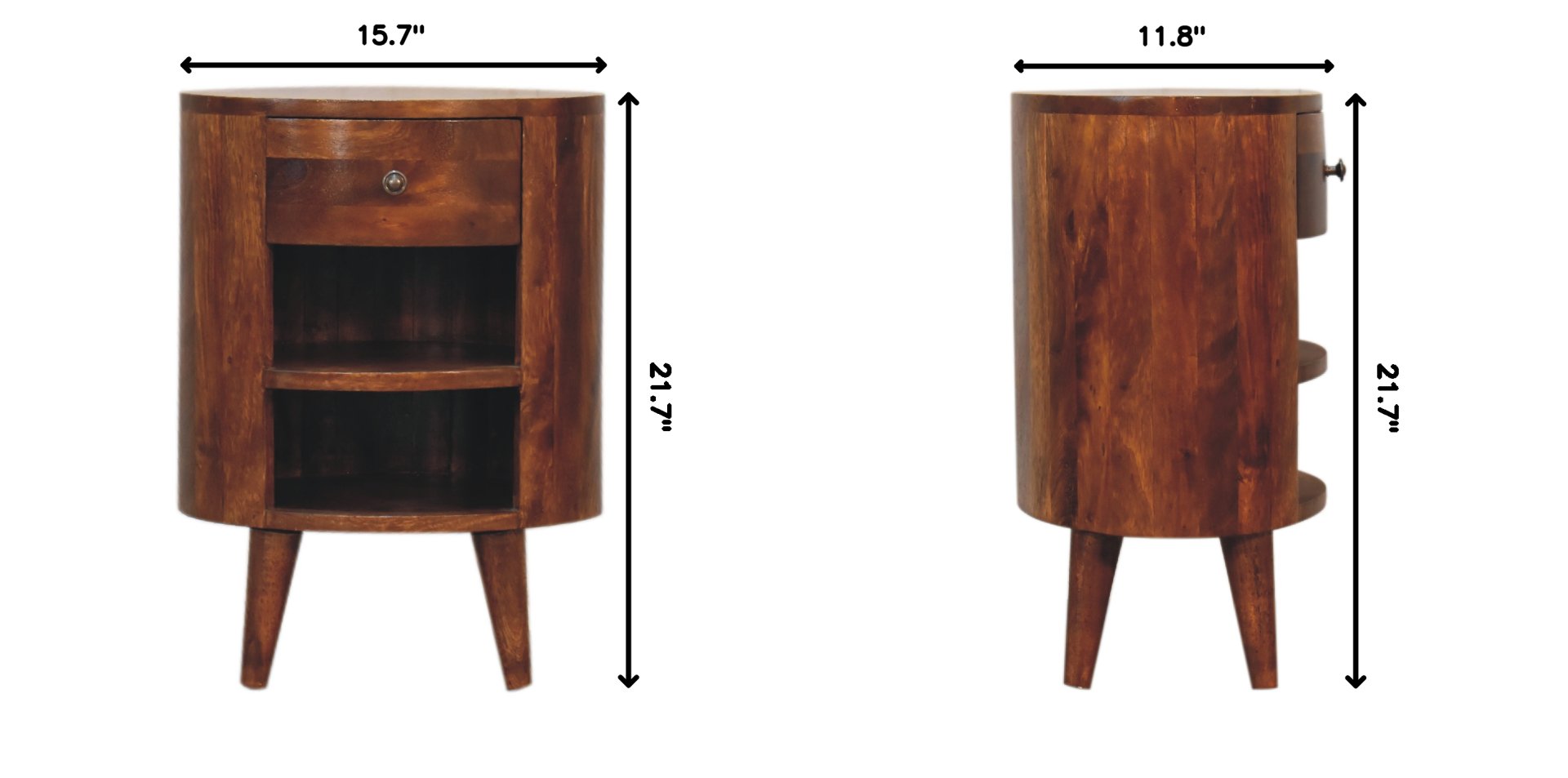 Cortez - Nightstand - Chestnut - Image 12