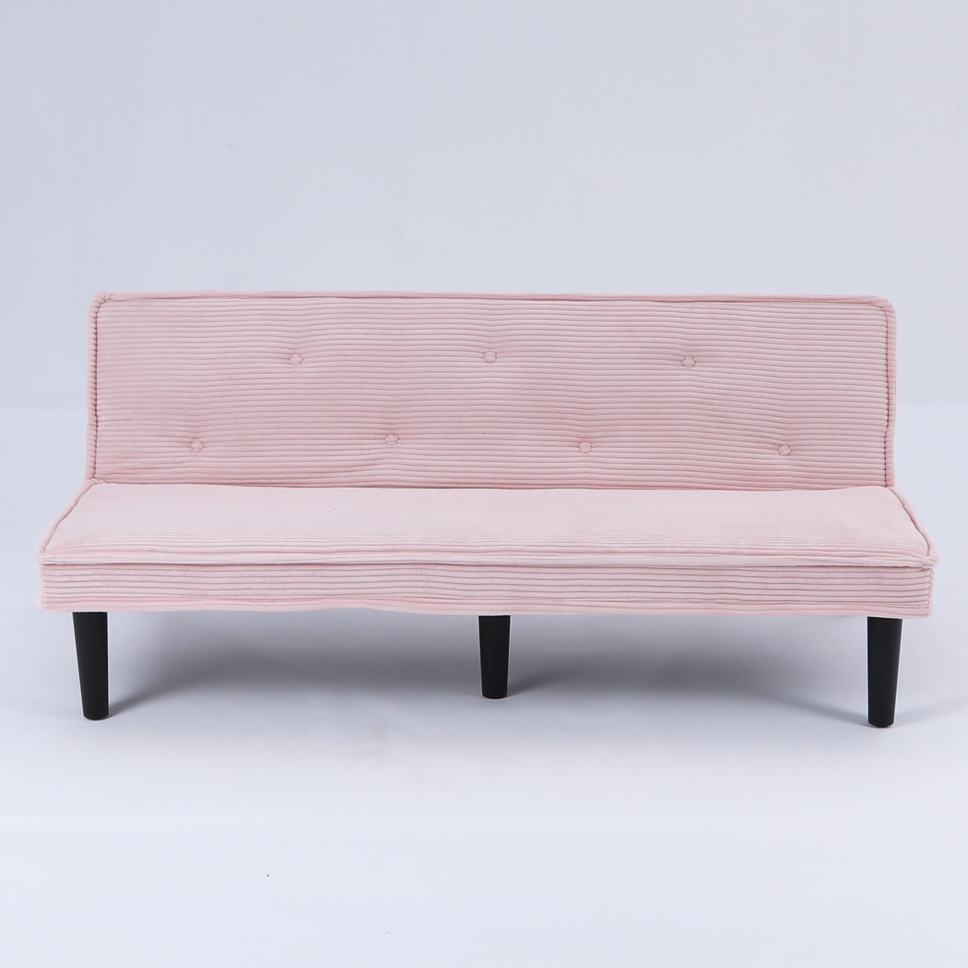 Modern Sofa Bed - Black / Beige / Pink - Image 12