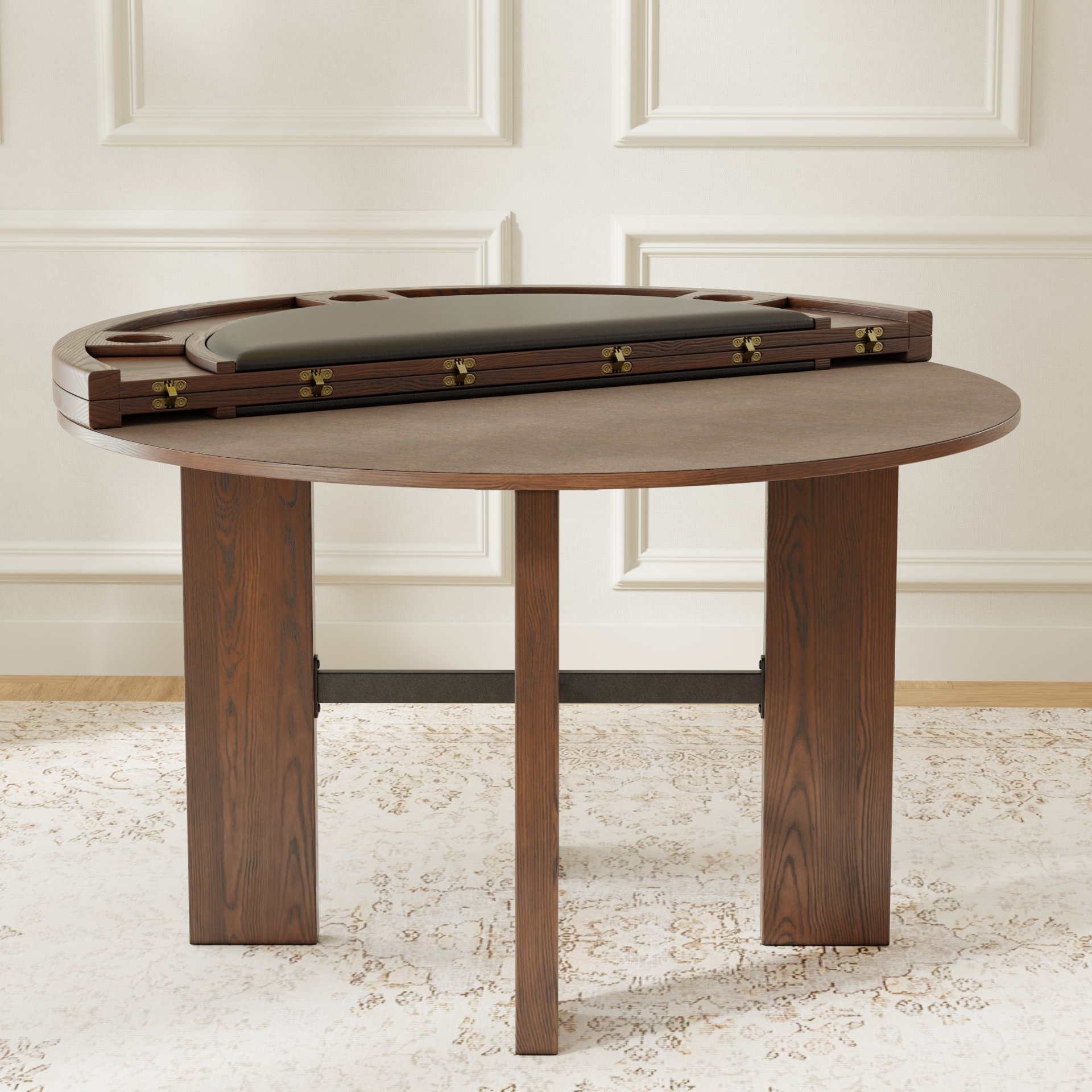 Gorman - Dining / Game Table - Walnut Brown - Image 9