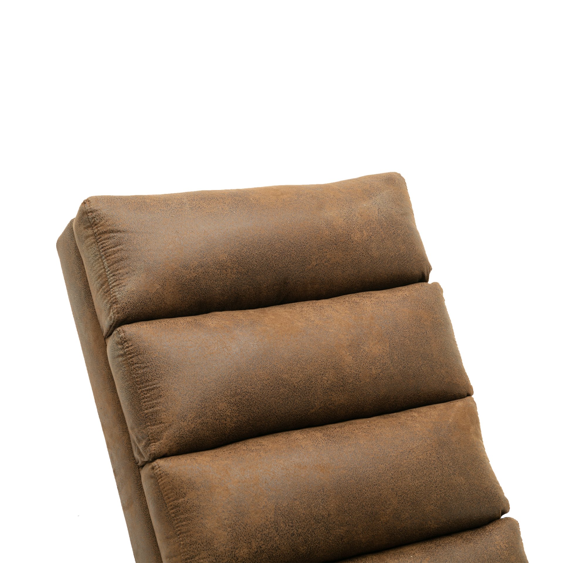 Linen Massage Chaise Lounge Indoor With Remote Control, Ergonomic Electric Massage Long Lounger - Coffee - Image 17