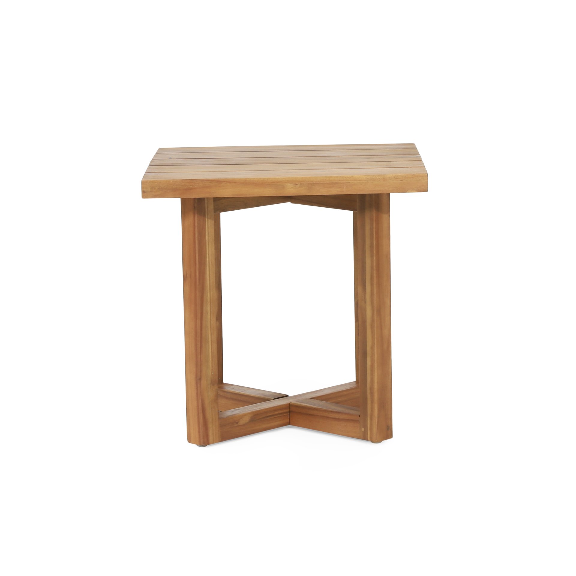 Ella - Square Side Table - Teak - Image 8