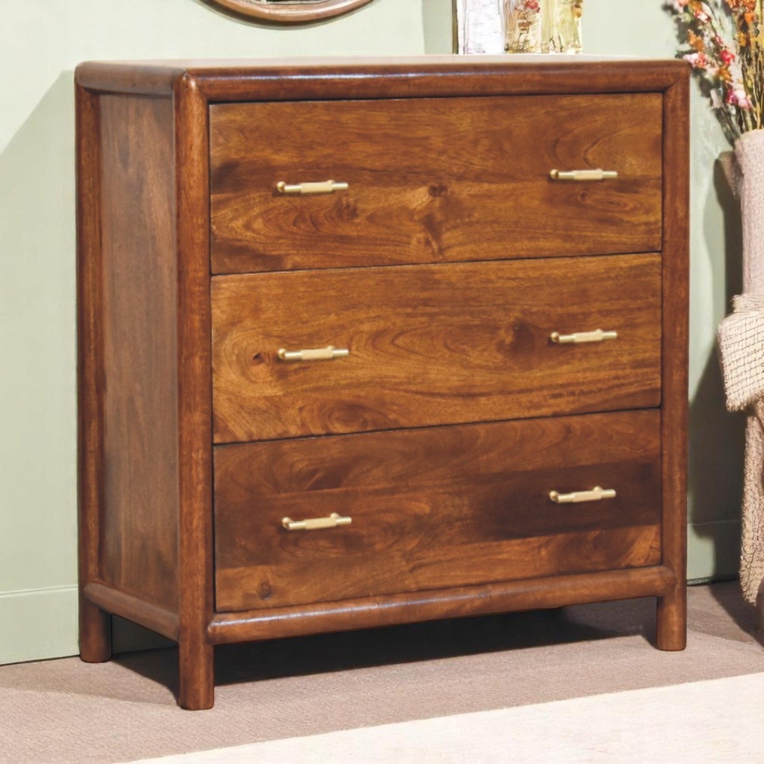 Regency - 3 Drawer Chest - Brown - Image 2