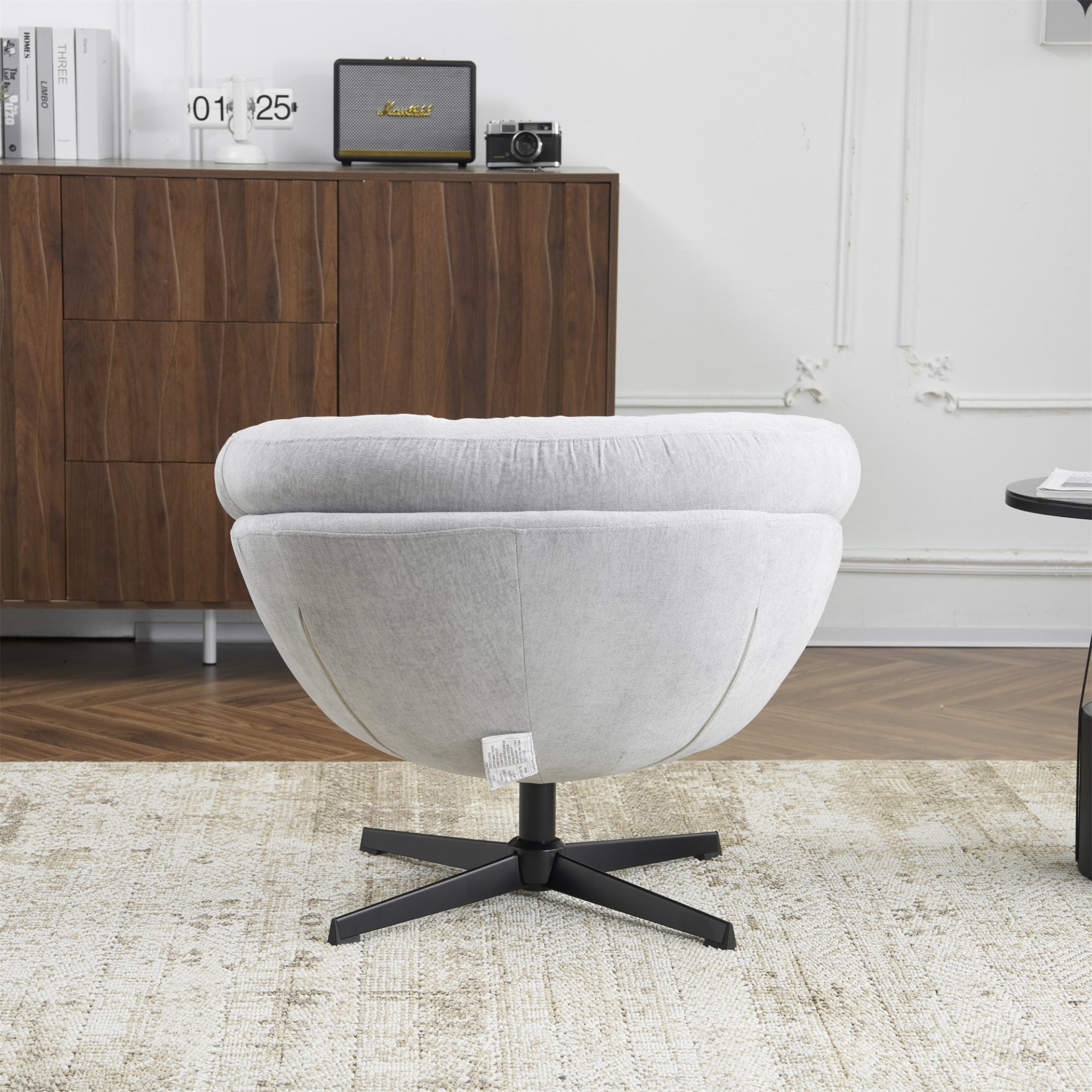 Modern Office Chair With Swivel - Gray - Image 14