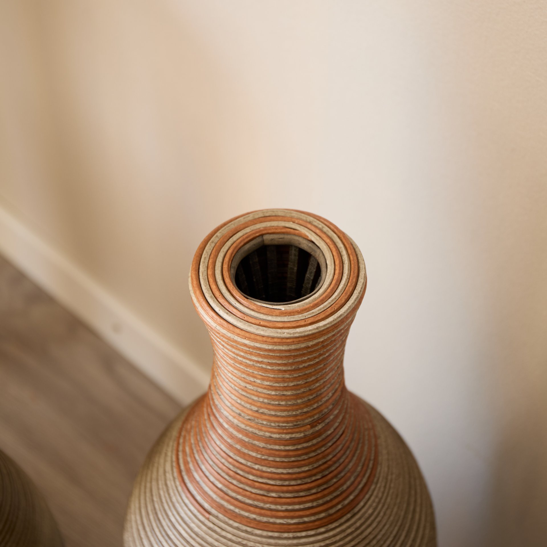 Desktop Vase, Classic And Neat Floor Vase, High Independent Flower Stand, Home Decoration Flower Stand (Set of 3) - Brown Gray - Image 21