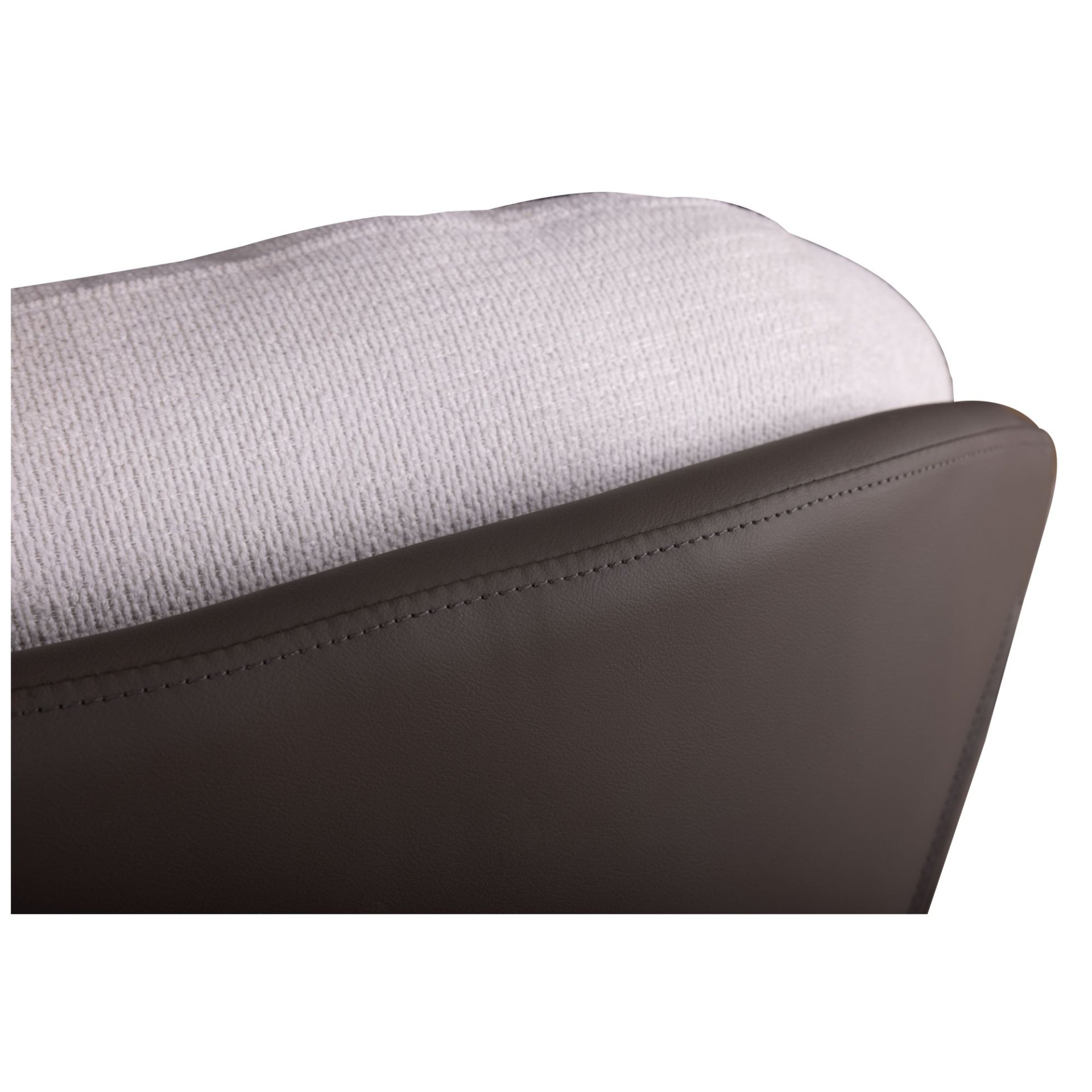 360° Swivel Office Chair, Modern Chenille Chair With And Metal Base Frame, No Wheels, Accent Chair - White - Image 20