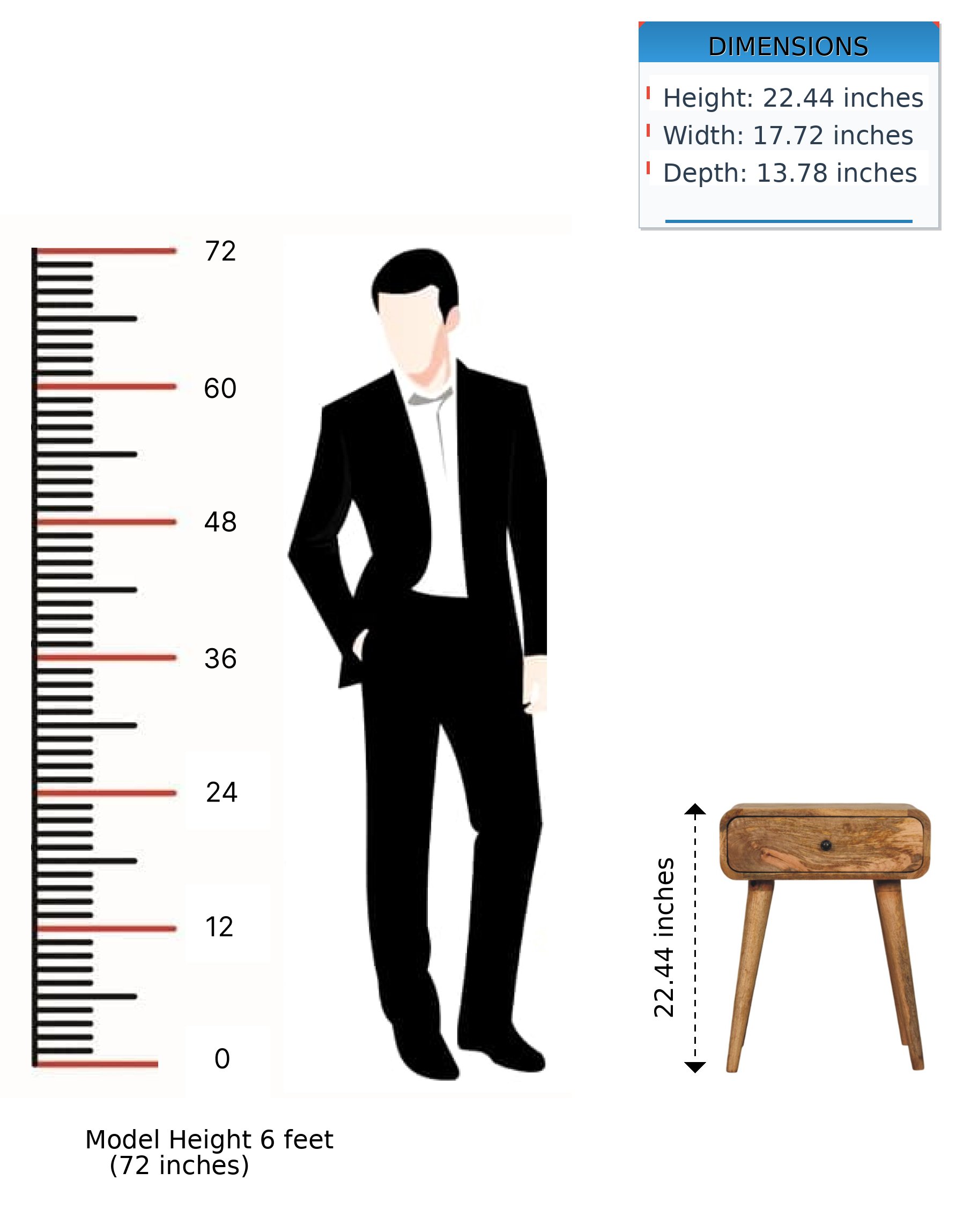 Avora - Nightstand With 1 Drawer - Beige - Image 12