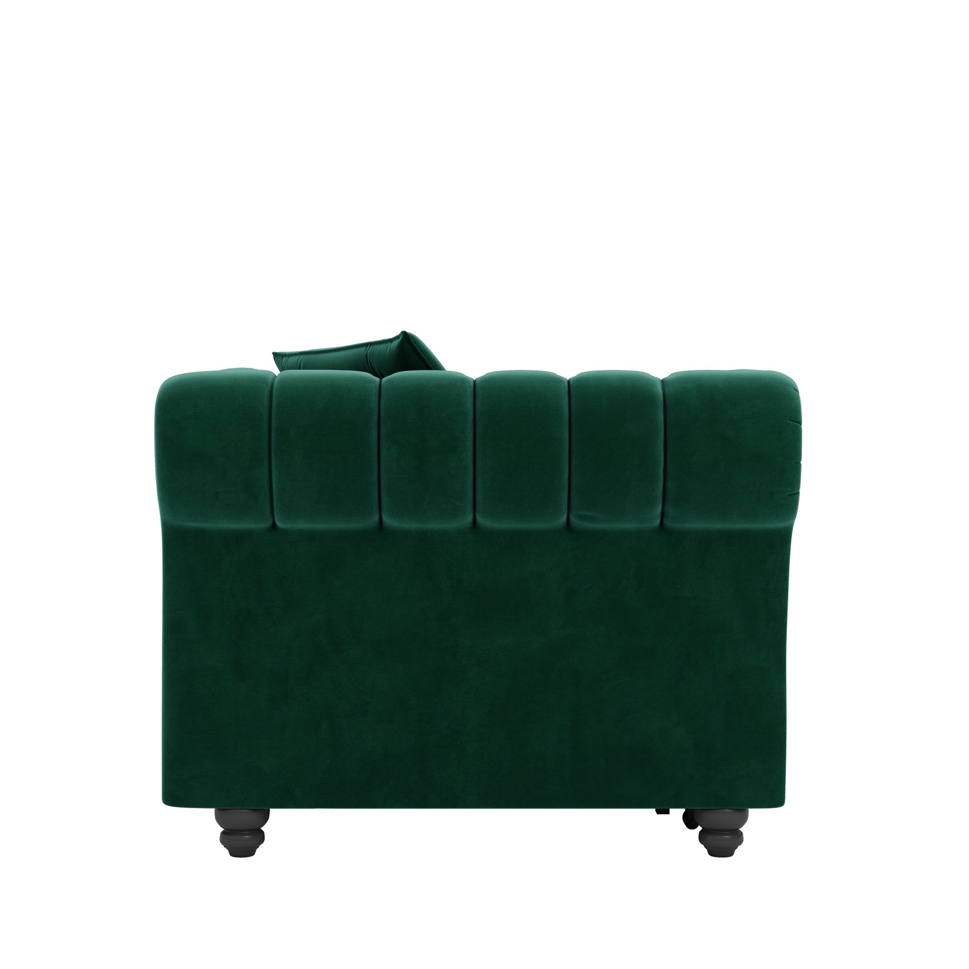 3 In 1 Pull Out Sofa Bed, Convertible Sleeper Sofa Bed, 3 Seater Sofa With Movable Ottoman - Green - Image 24