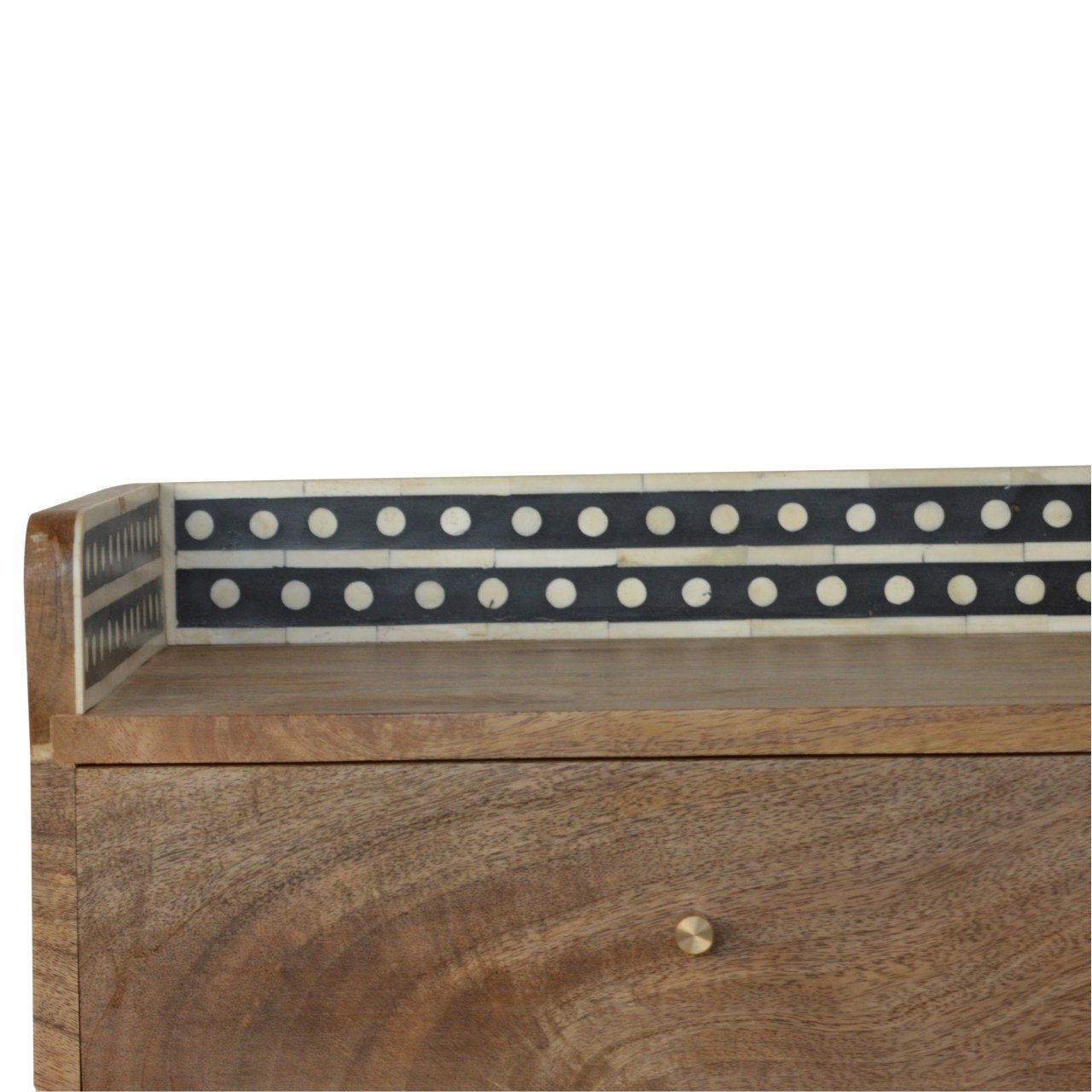 Inlay - Bone Gallery Back Nightstand - Brown - Image 6