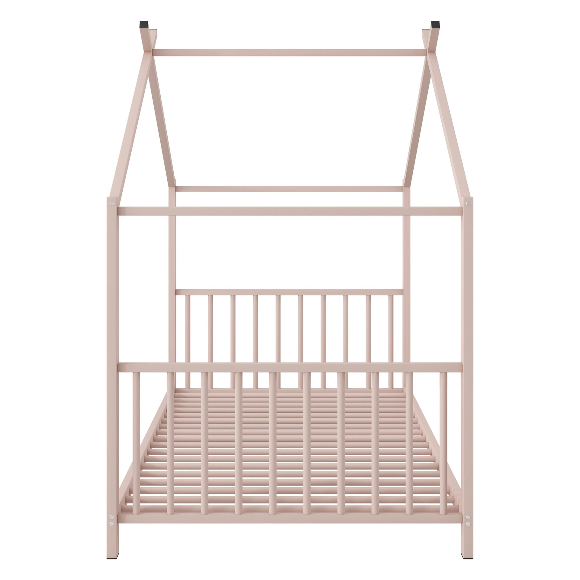 Twin Size House Platform Bed - Pink - Image 10