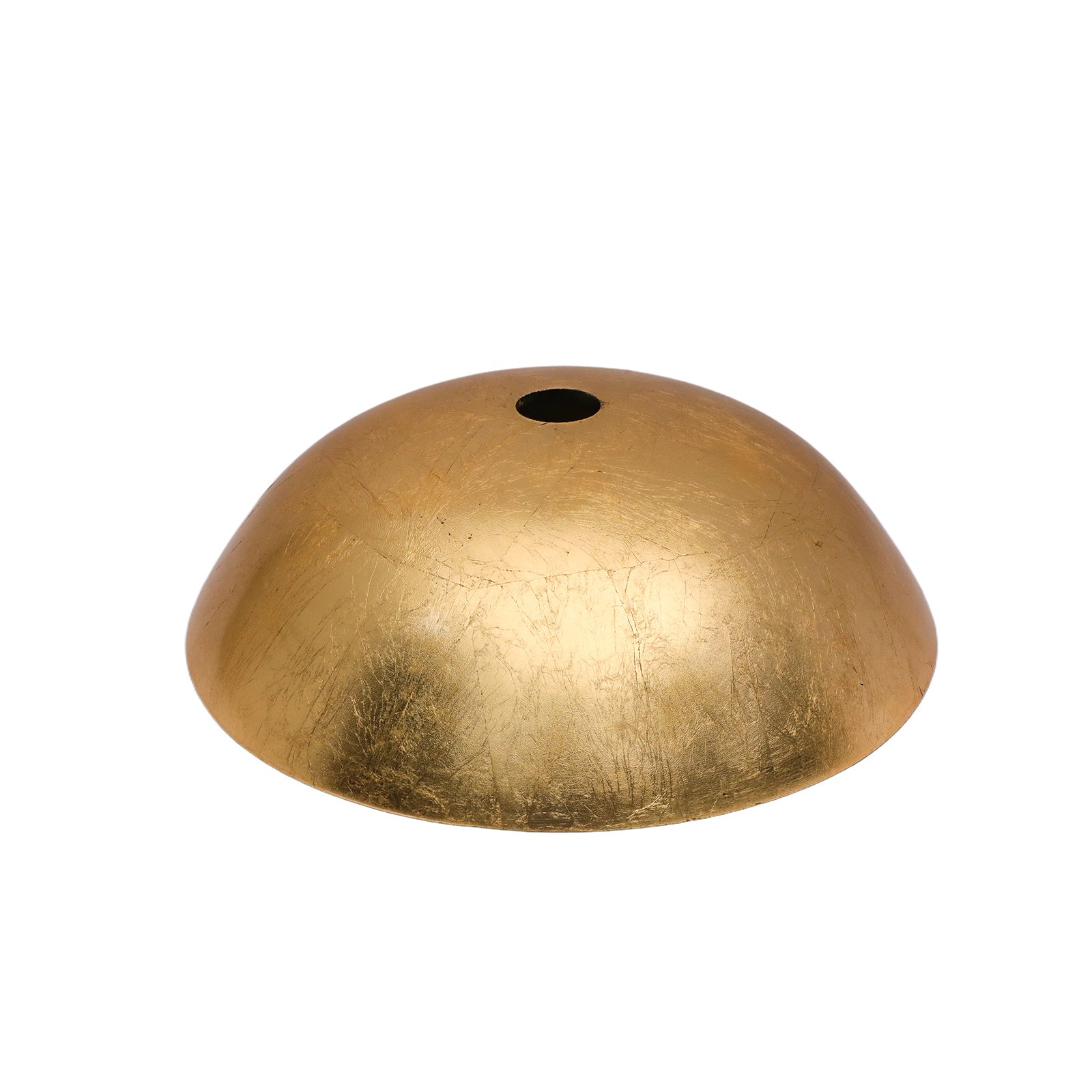 Textured Vessel Sink With Faucet And Pop Up Drain, Round Bowl For Bathroom Vanity - Gold - Image 9