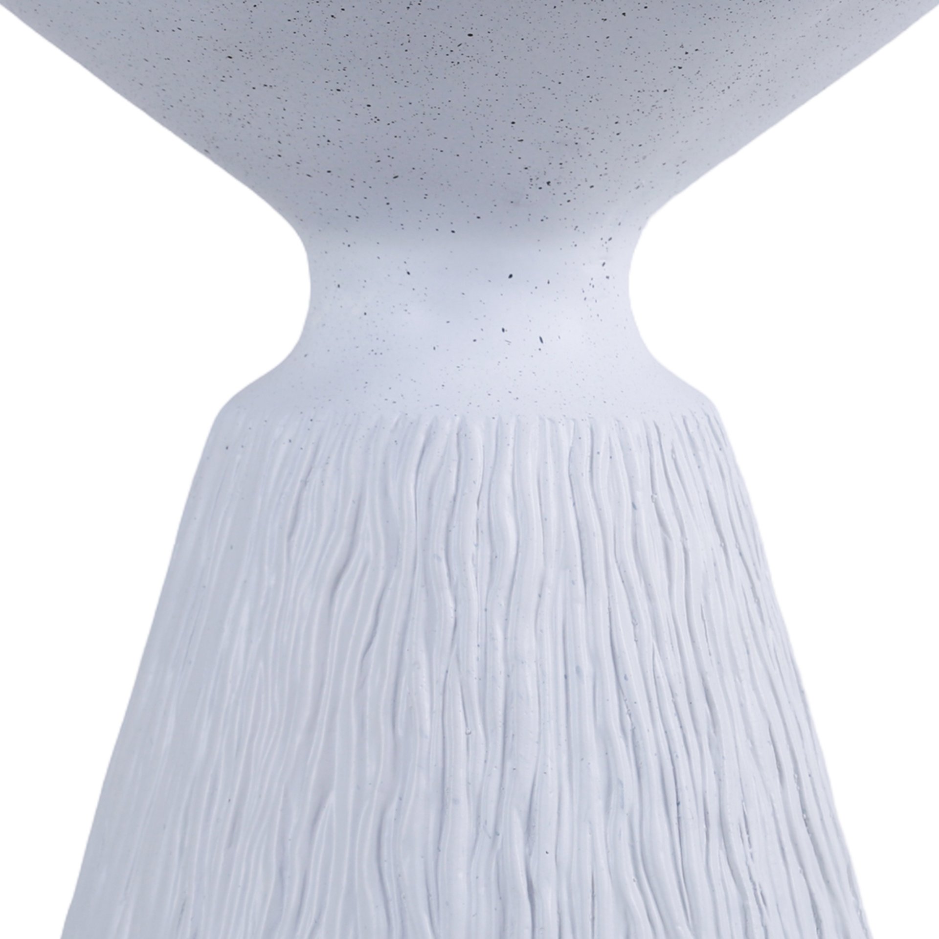 Outdoor End Table, Round Garden Stool - Aqua Gray - Image 9